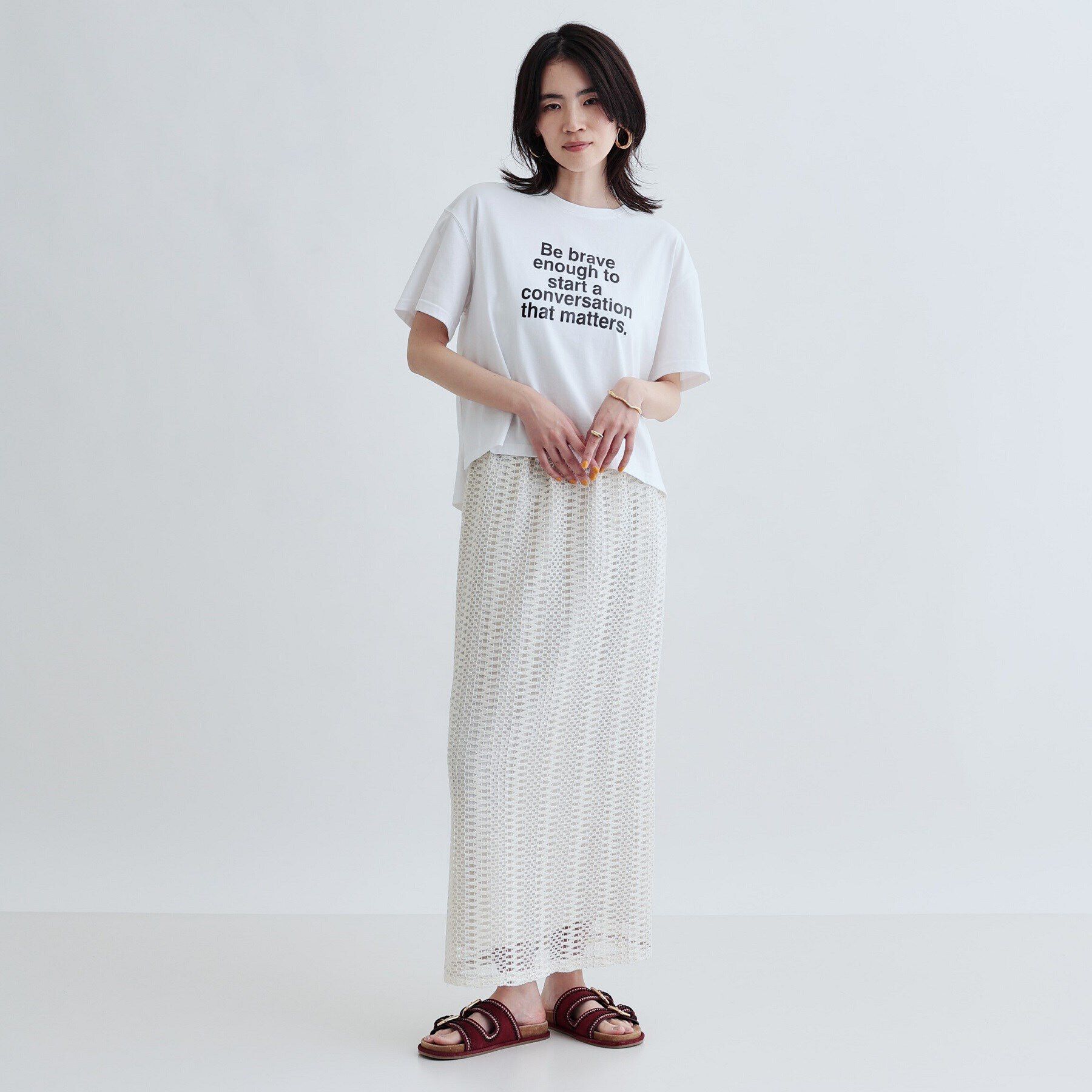 GALLEST「レースタイトスカート」|スカート|