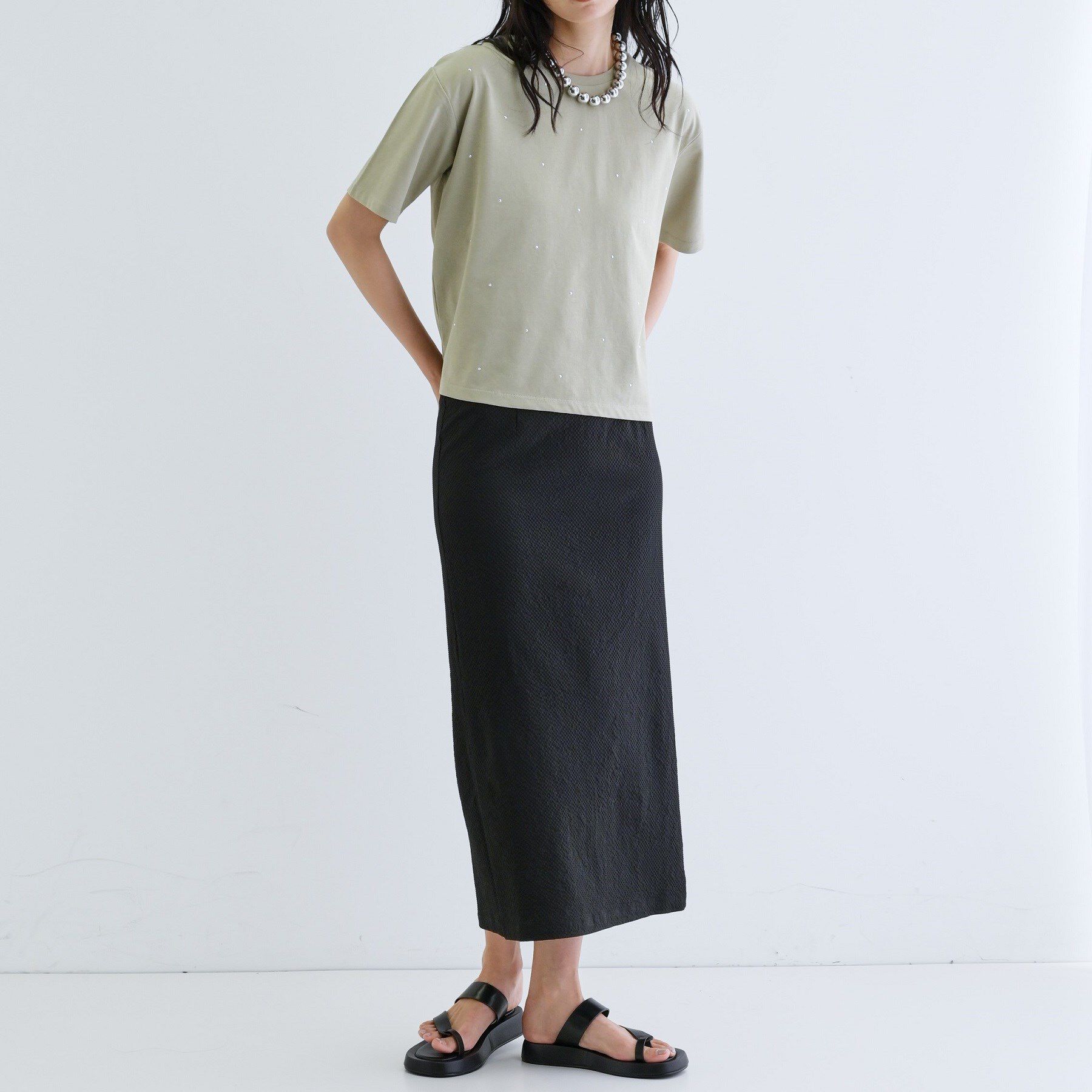 GALLEST「ドットスタッズTシャツ」|Tシャツ・カットソー|