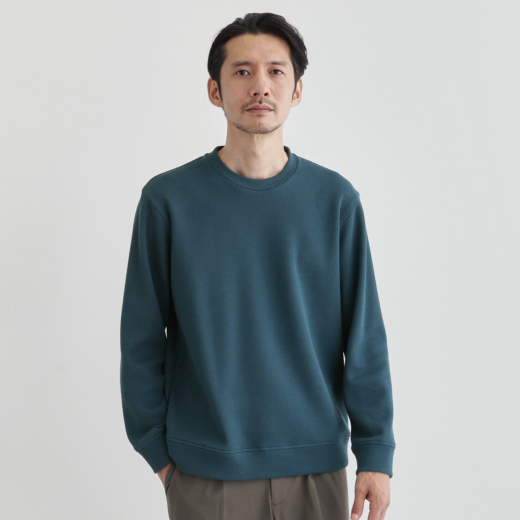 TAKEO KIKUCHI「【尾州織】クルーネック カットソー」|Tシャツ・カットソー|