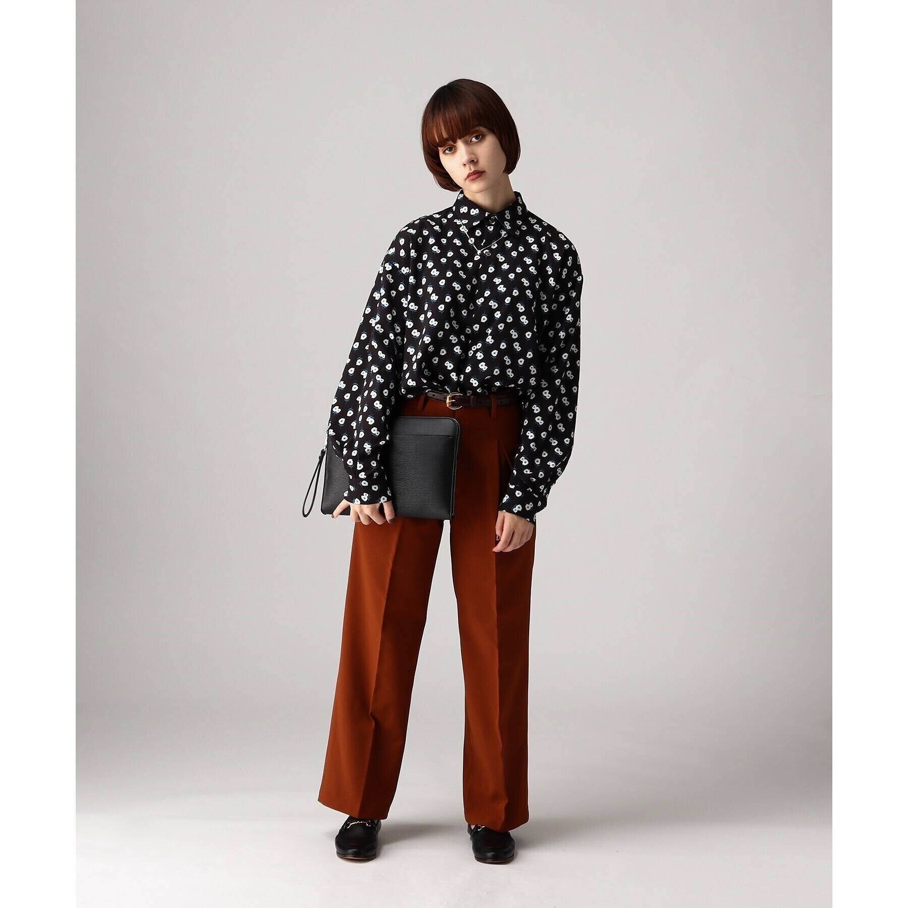 tk.TAKEO KIKUCHI「レザー調ジップクラッチバッグ」|クラッチバッグ|