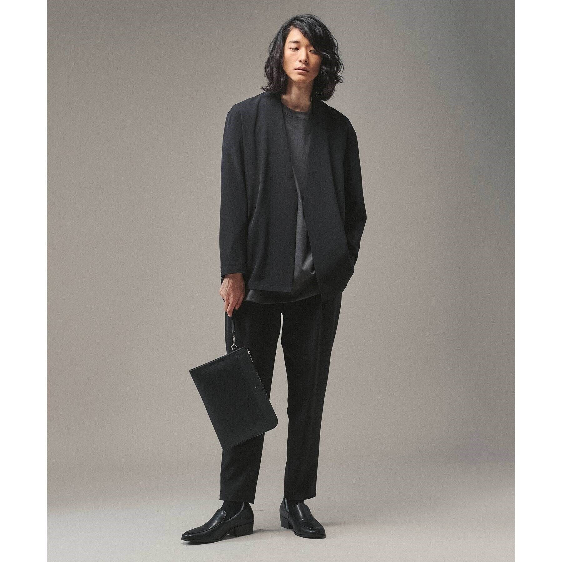 tk.TAKEO KIKUCHI「レザー調ジップクラッチバッグ」|クラッチバッグ|