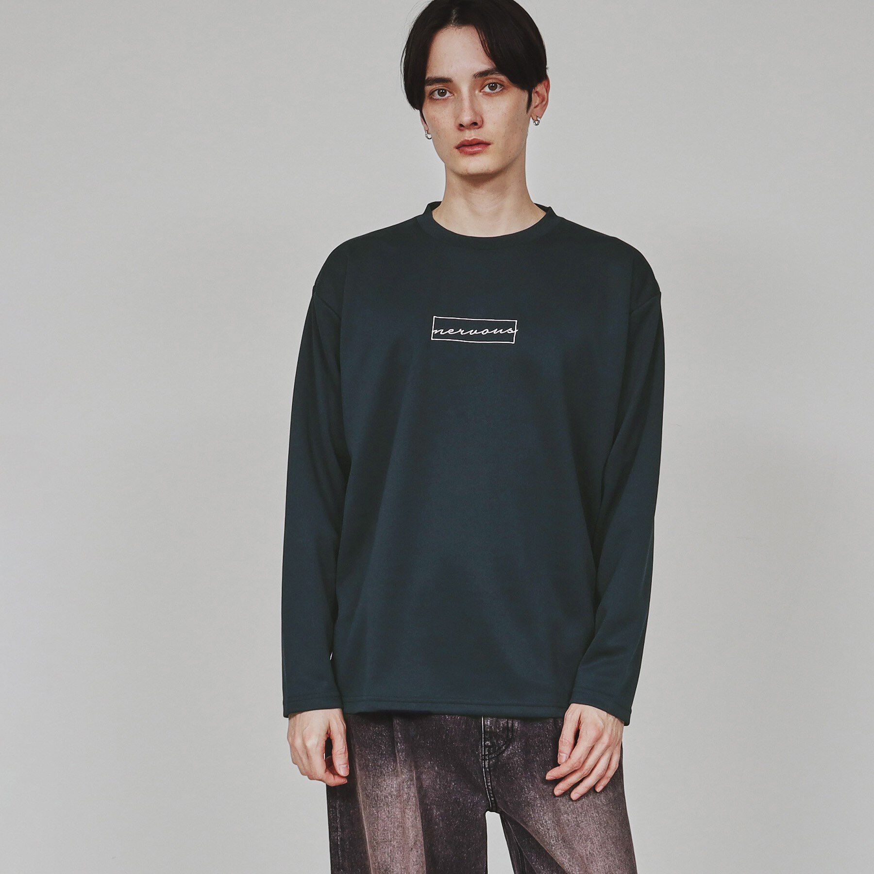 tk.TAKEO KIKUCHI「ボックスロゴ刺繍Tシャツ」|Tシャツ・カットソー|