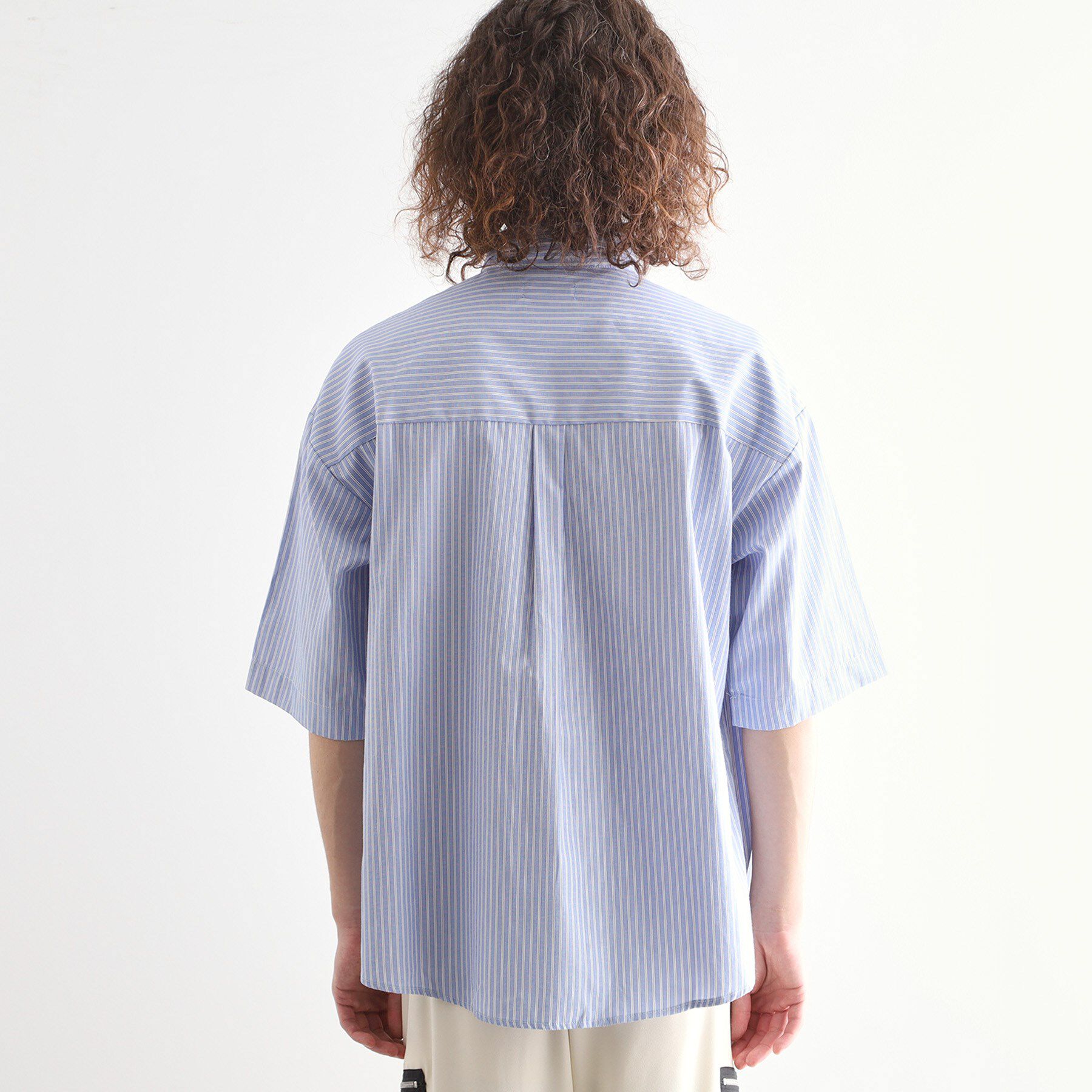 tk.TAKEO KIKUCHI「ストライプ刺繍シャツ」|シャツ・ブラウス|