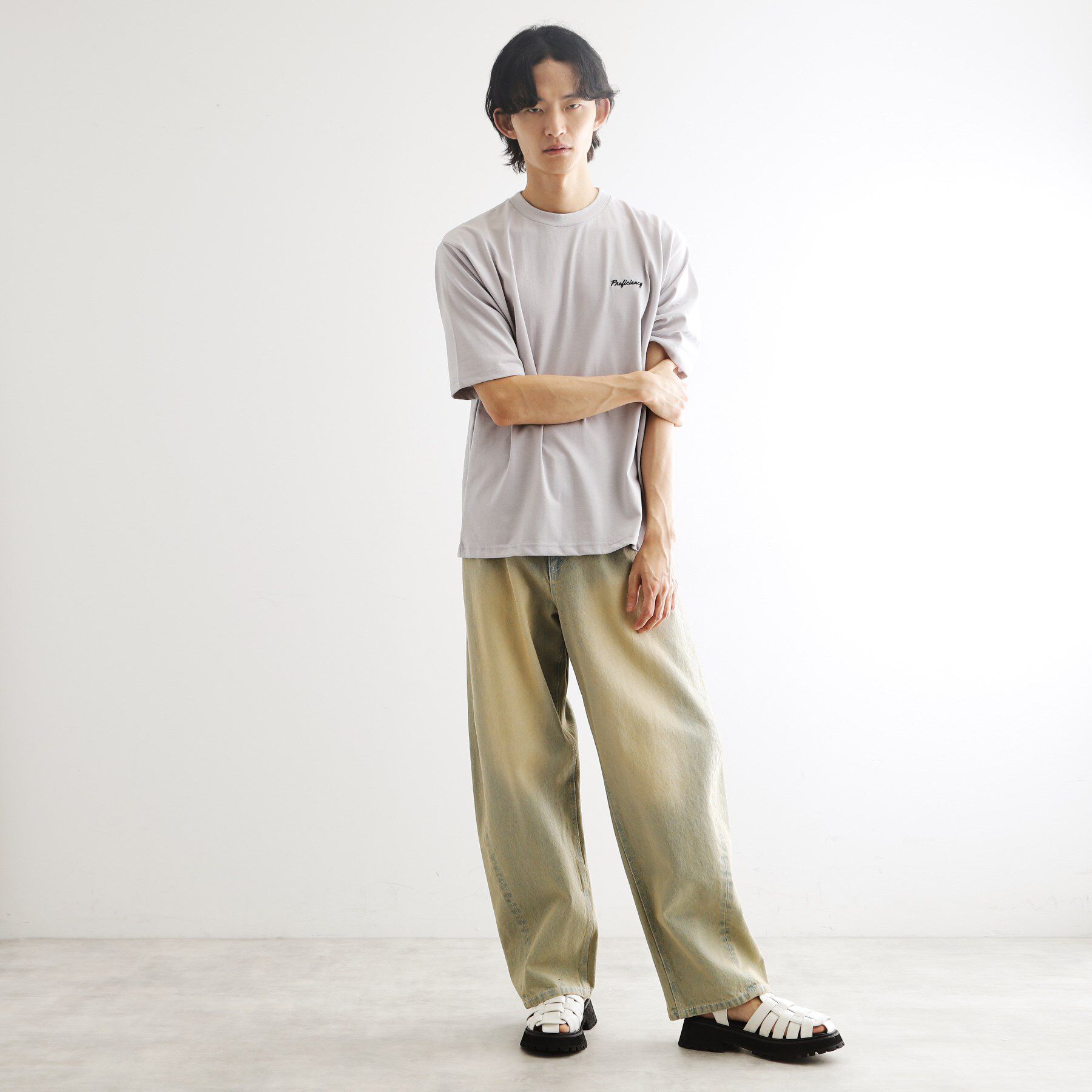 tk.TAKEO KIKUCHI「フレイムシフトフラワーカットソー」|Tシャツ・カットソー|