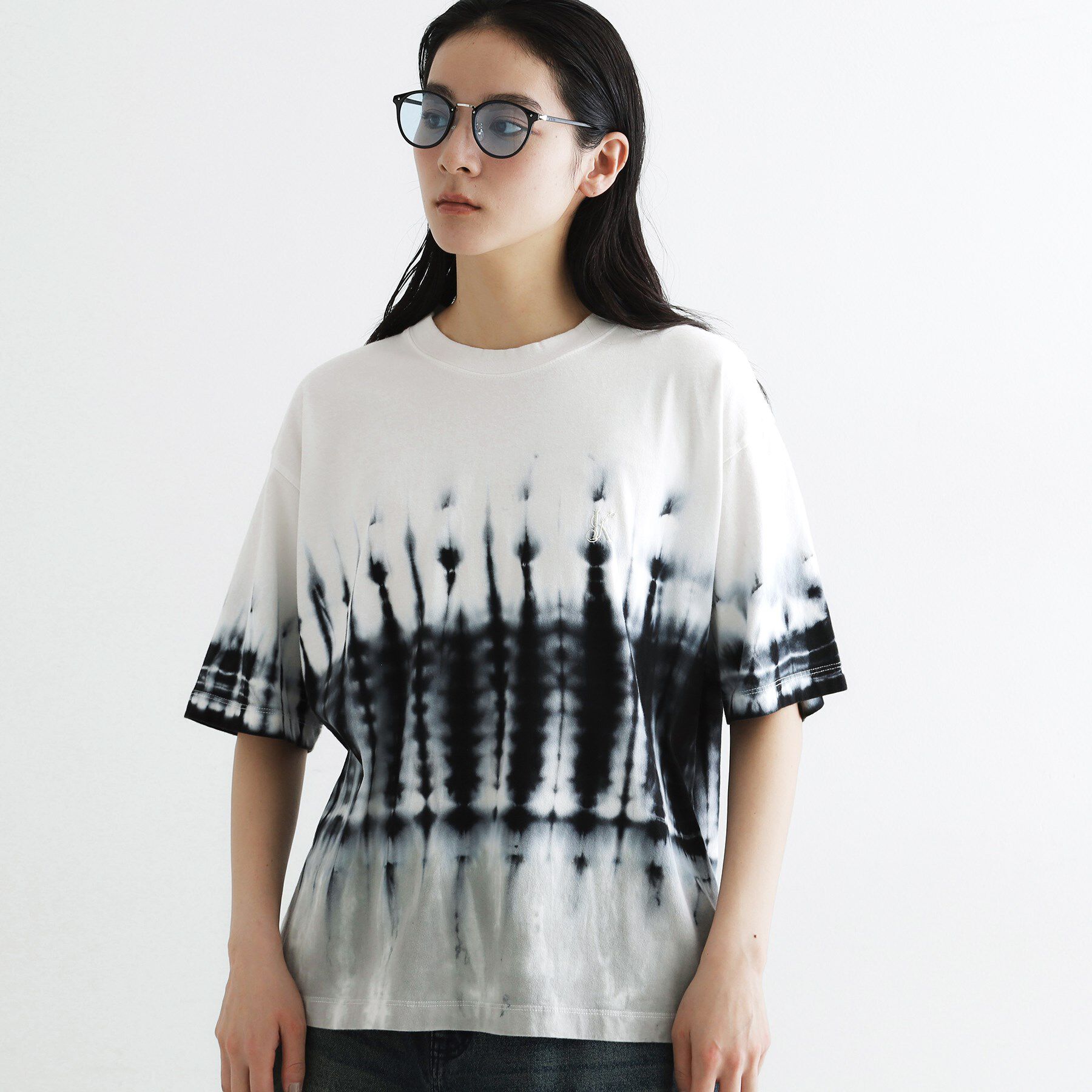 tk.TAKEO KIKUCHI「タイダイTシャツ」|Tシャツ・カットソー|ホワイト(401)