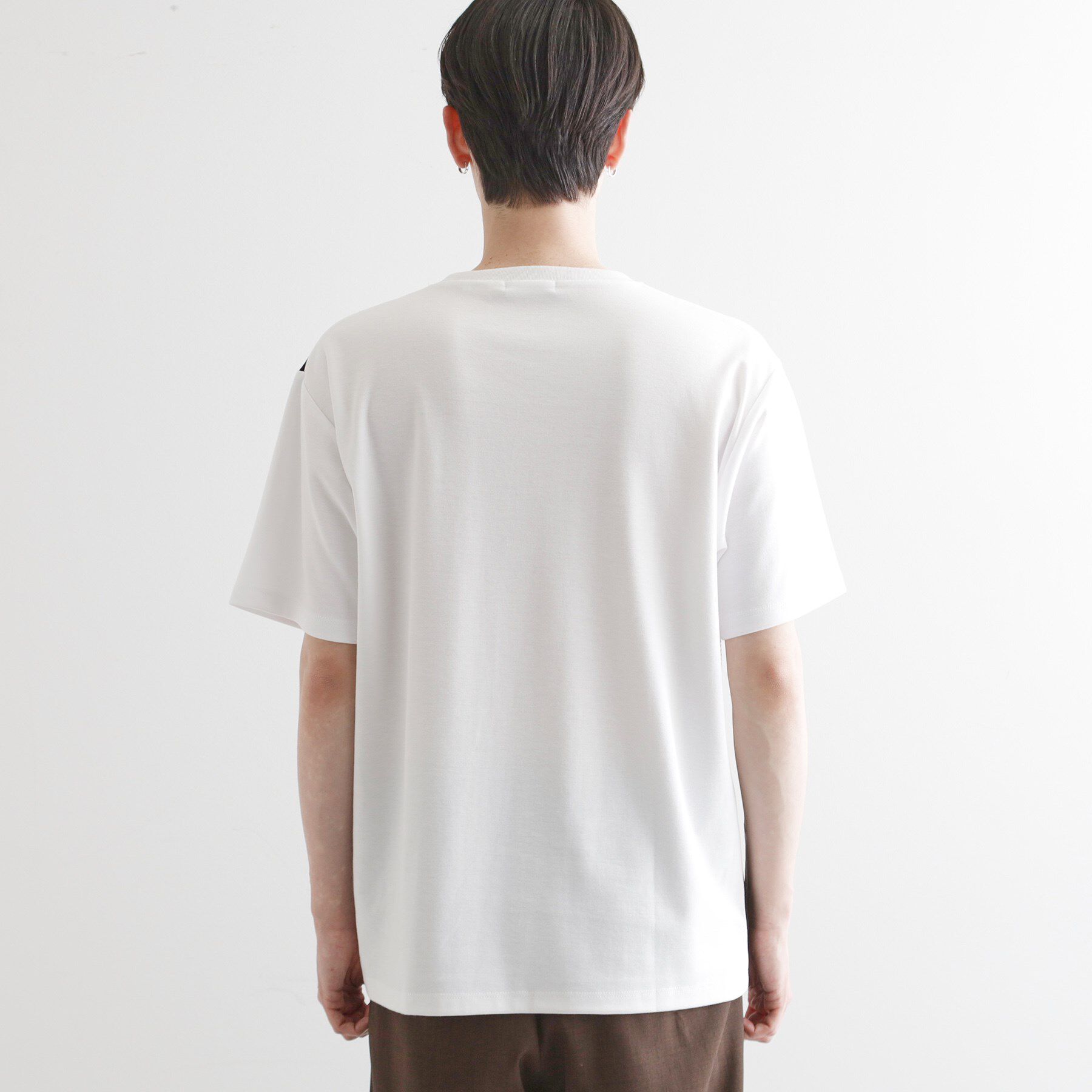 tk.TAKEO KIKUCHI「ブロック切替半袖Tシャツ」|Tシャツ・カットソー|