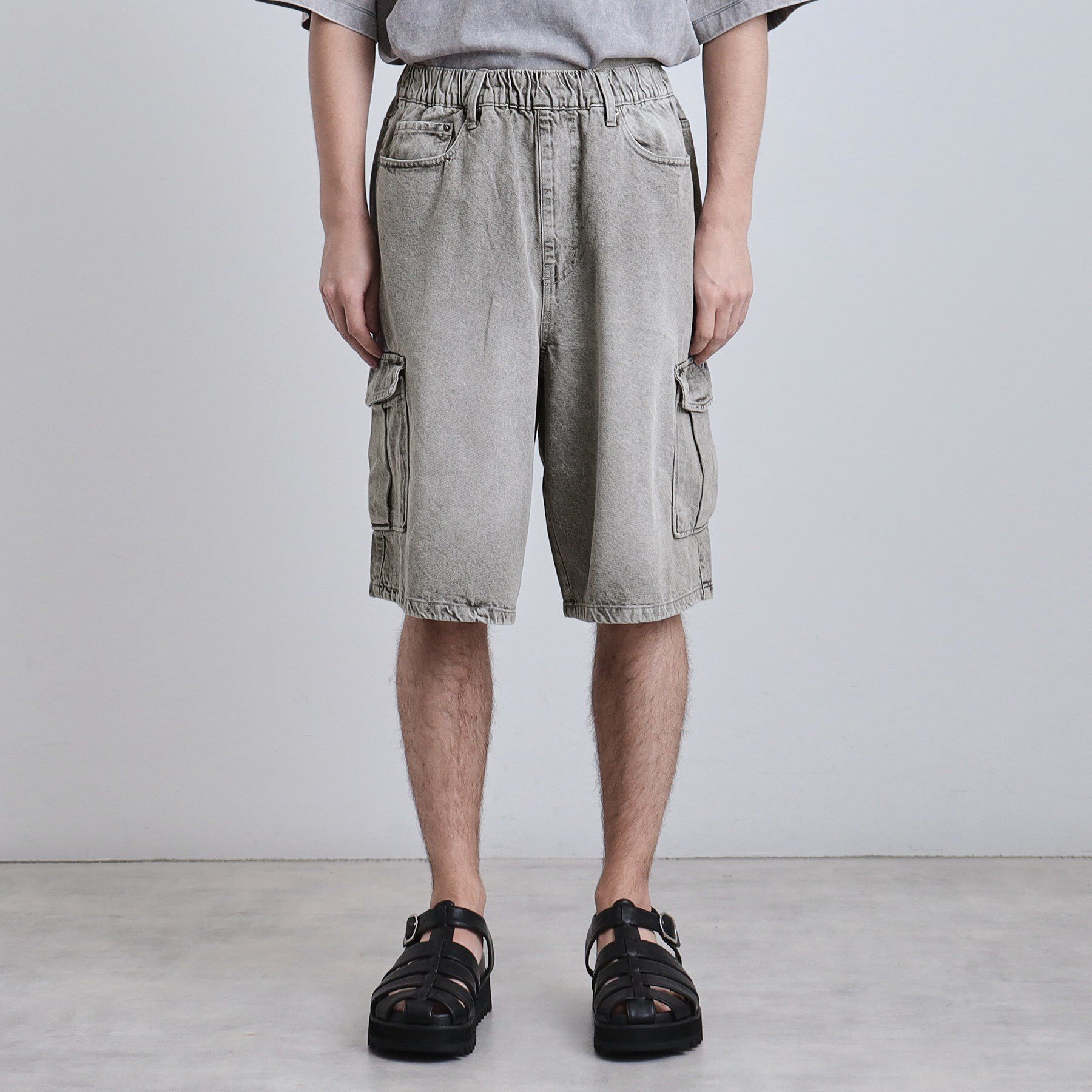 tk.TAKEO KIKUCHI「デニムカーゴショーツ」|その他|
