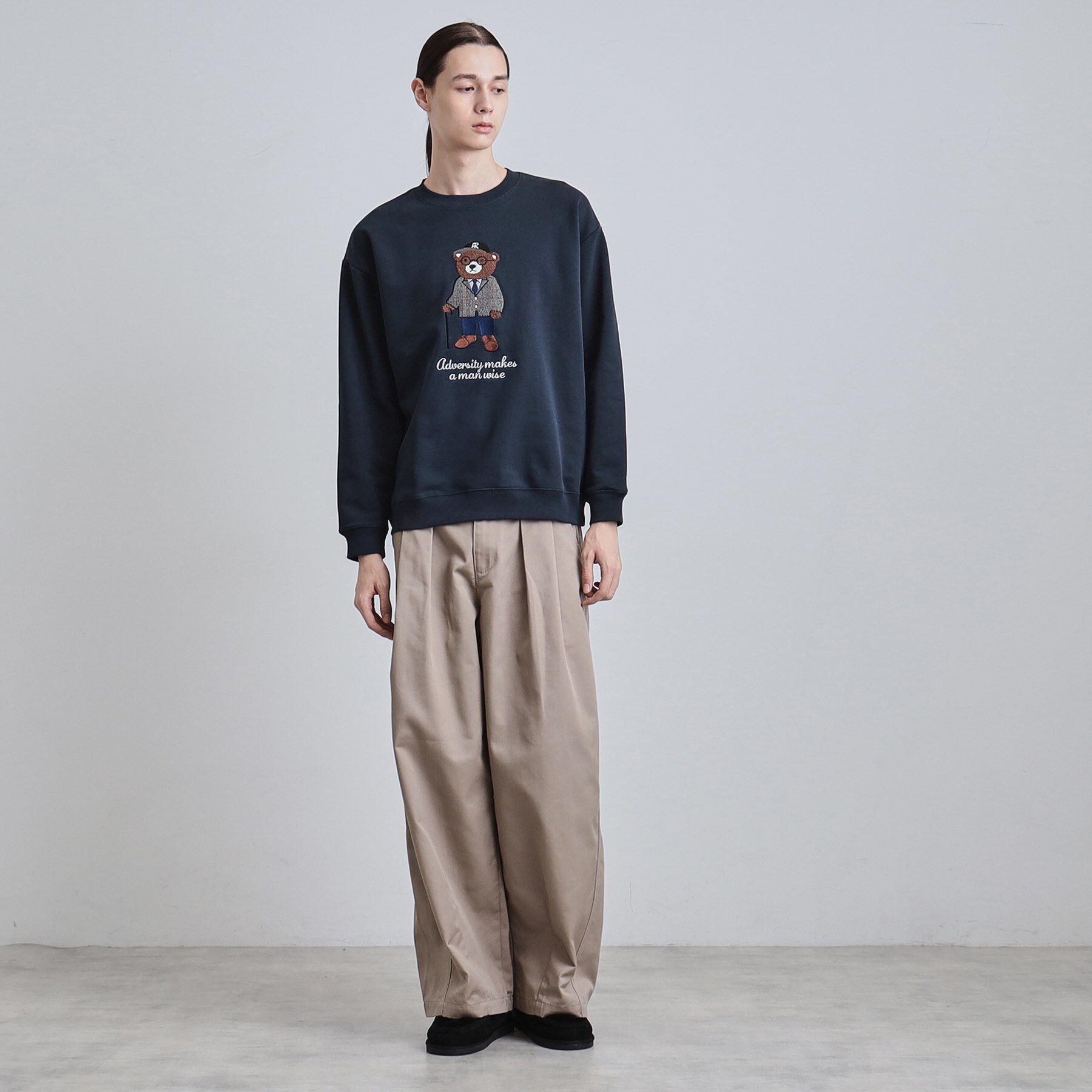 tk.TAKEO KIKUCHI「クマサガラスウェット」|パーカー|