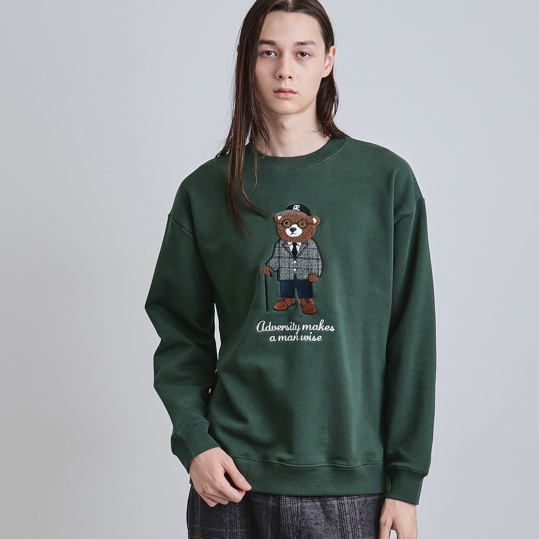 tk.TAKEO KIKUCHI「クマサガラスウェット」|パーカー|