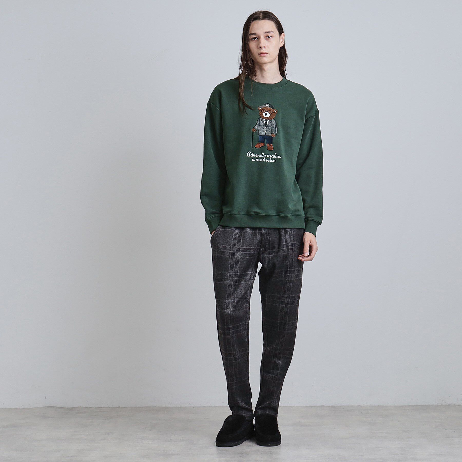 tk.TAKEO KIKUCHI「クマサガラスウェット」|パーカー|