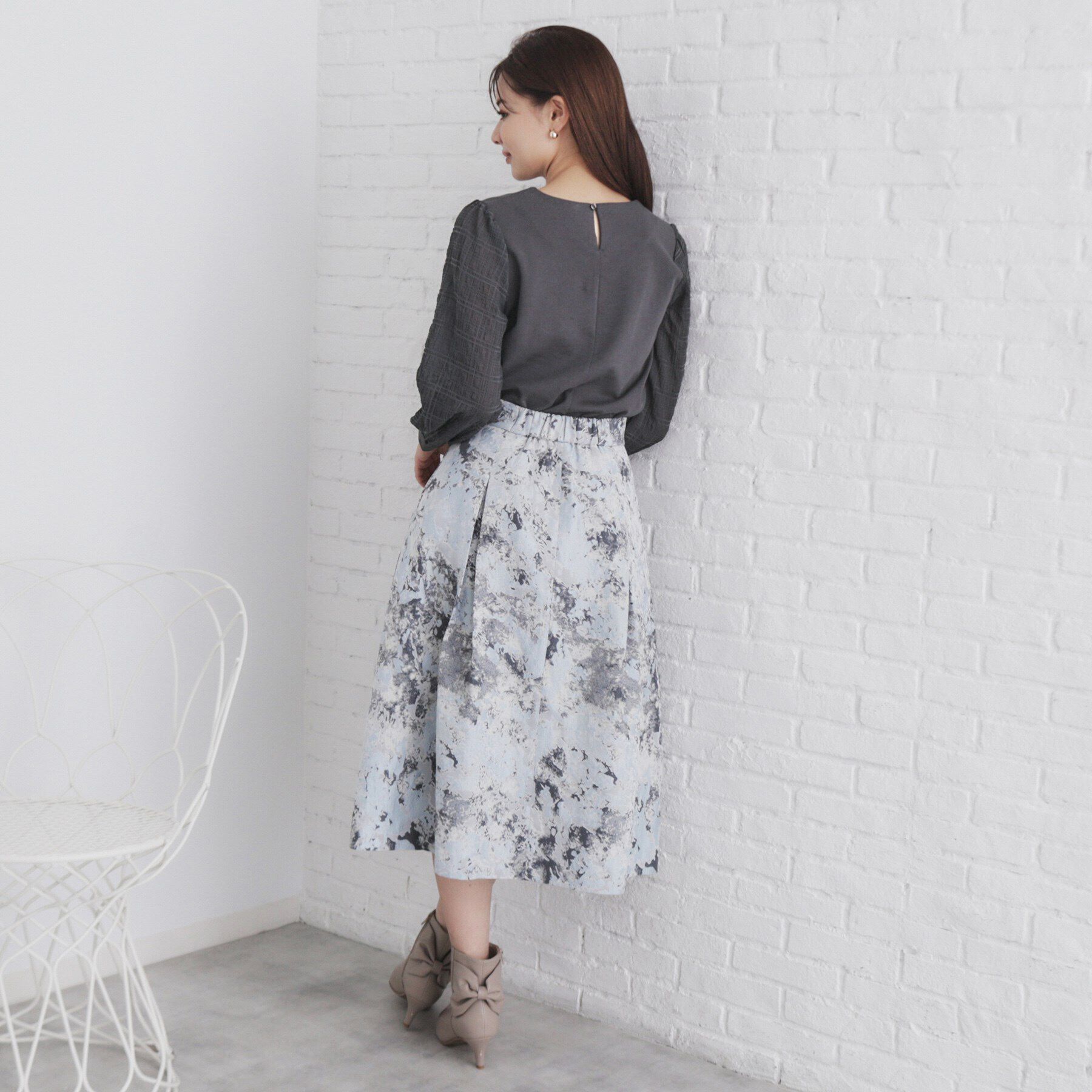 index「ドッキングスリーブトップス【洗濯機洗い可】」|Tシャツ・カットソー|