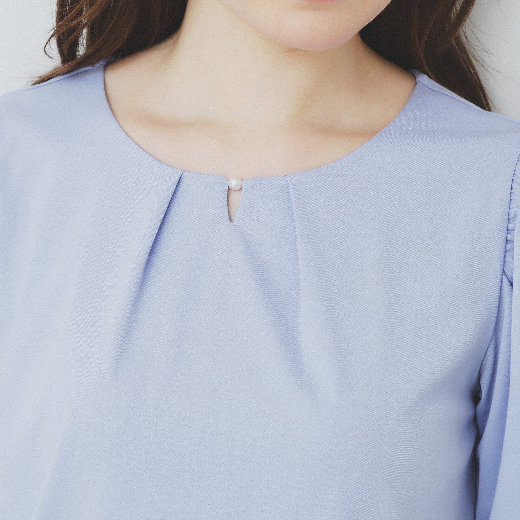 index「フロントパール調タックパフトップス【UV/接触冷感/洗濯機洗い可】」|Tシャツ・カットソー|