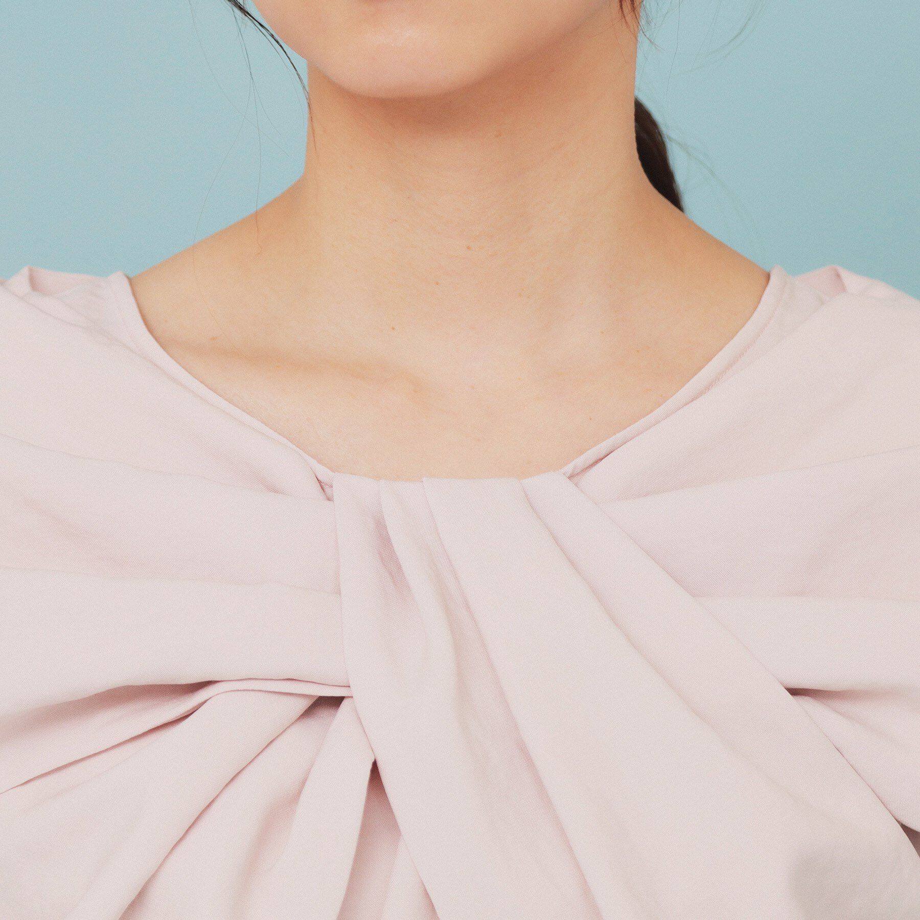 index「ビッグリボンショールブラウス【洗濯機洗い可/吸水速乾/防シワ/抗ピル/イージーアイロン】」|シャツ・ブラウス|