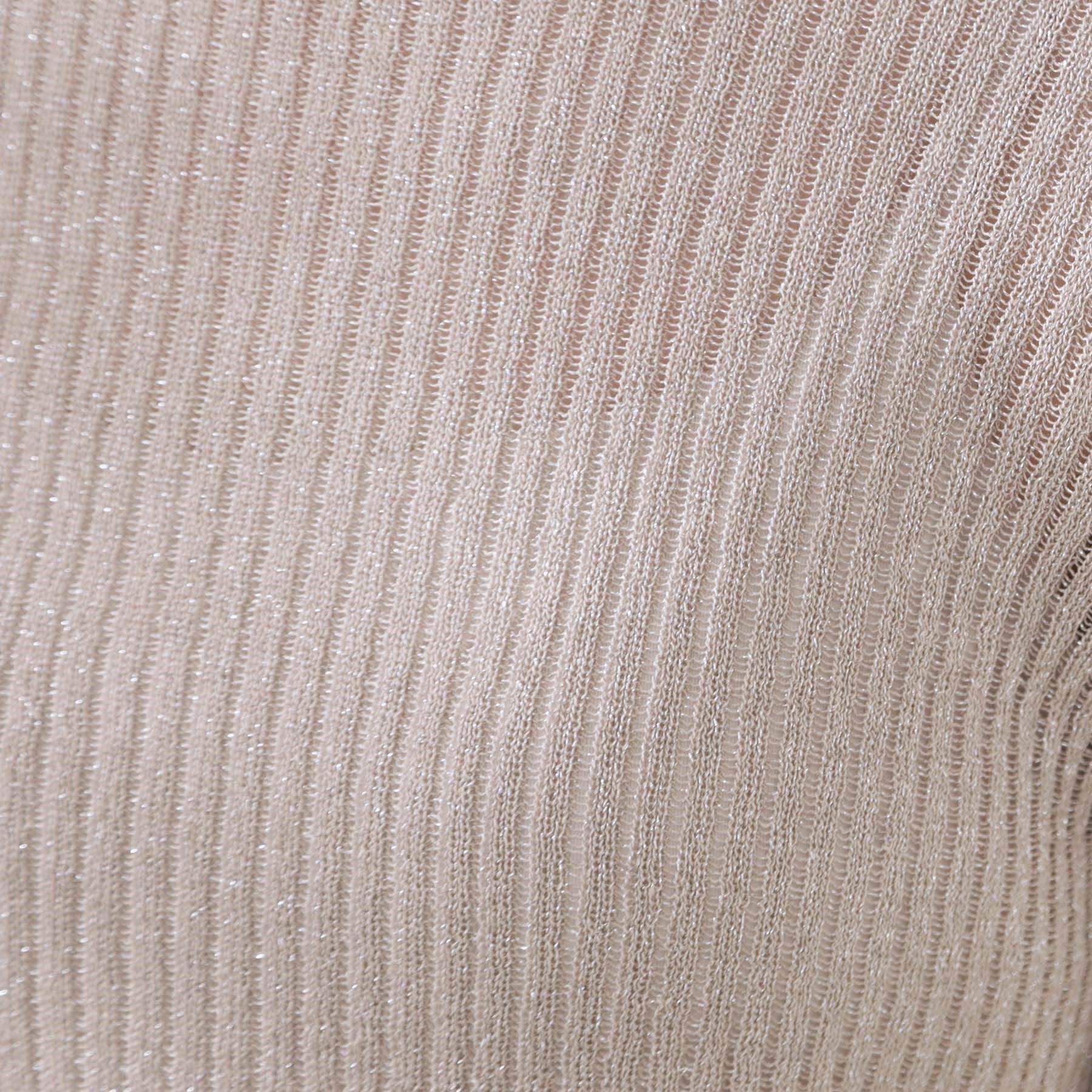 Couture broach「ラメリブ5分袖ニット」|ニット・セーター|