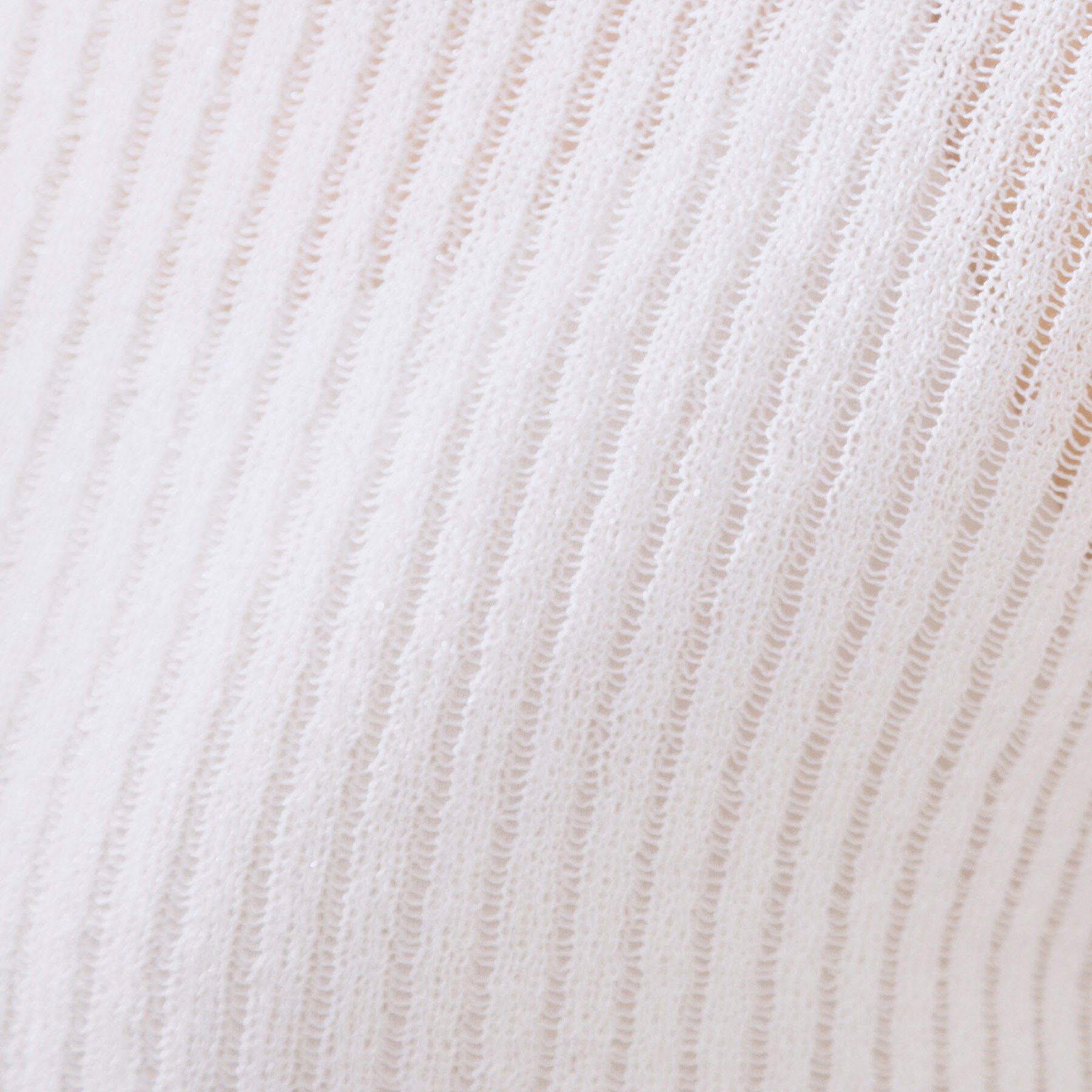 Couture broach「ラメリブ5分袖ニット」|ニット・セーター|