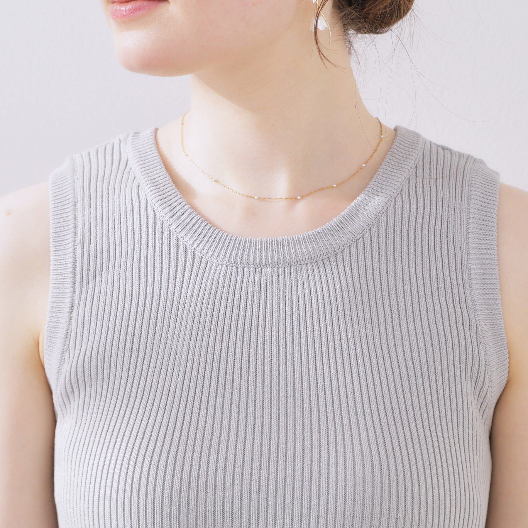 Couture broach「布帛ドッキングニットワンピース」|ワンピース|