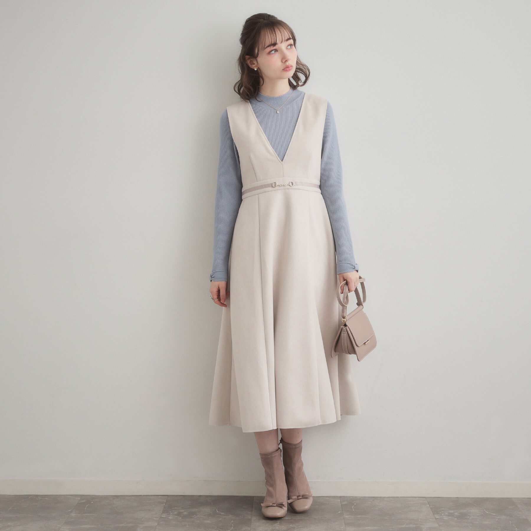 Couture broach「【着映え】袖リボン リブニット」|ニット・セーター|