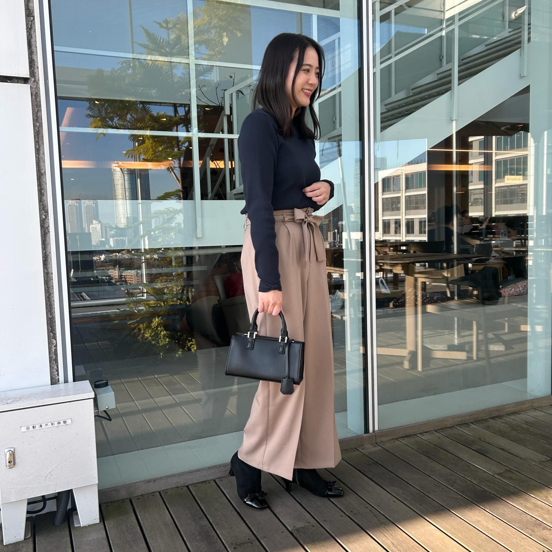 Couture broach「【着映え】袖リボン リブニット」|ニット・セーター|