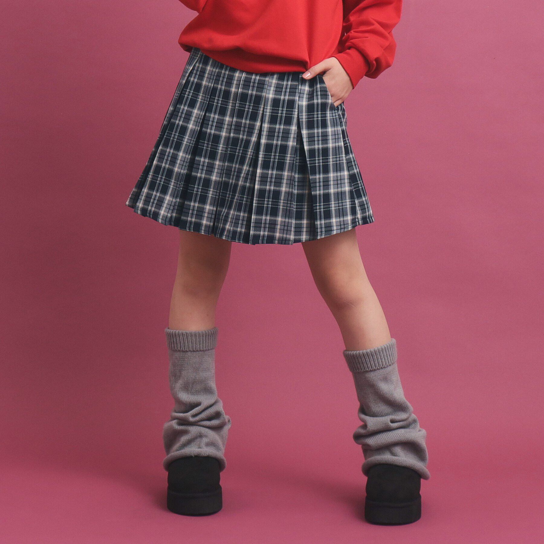 PINK-latte「毎日穿きたい！プリーツスカート」|スカート|ﾈｲﾋﾞｰ(294)