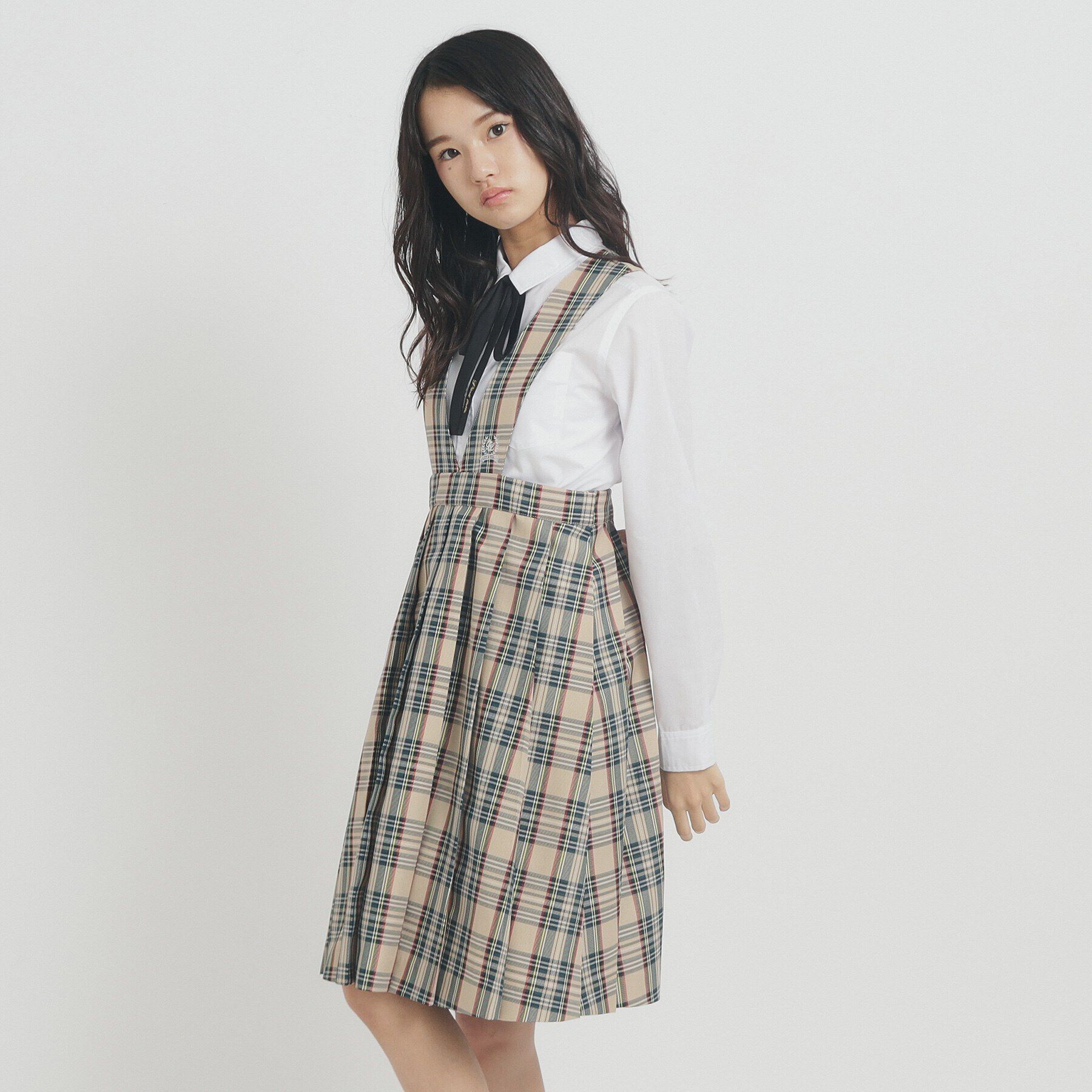 PINK-latte「【25年入卒・セレモニー・卒服】ジャンパースカート」|ワンピース|