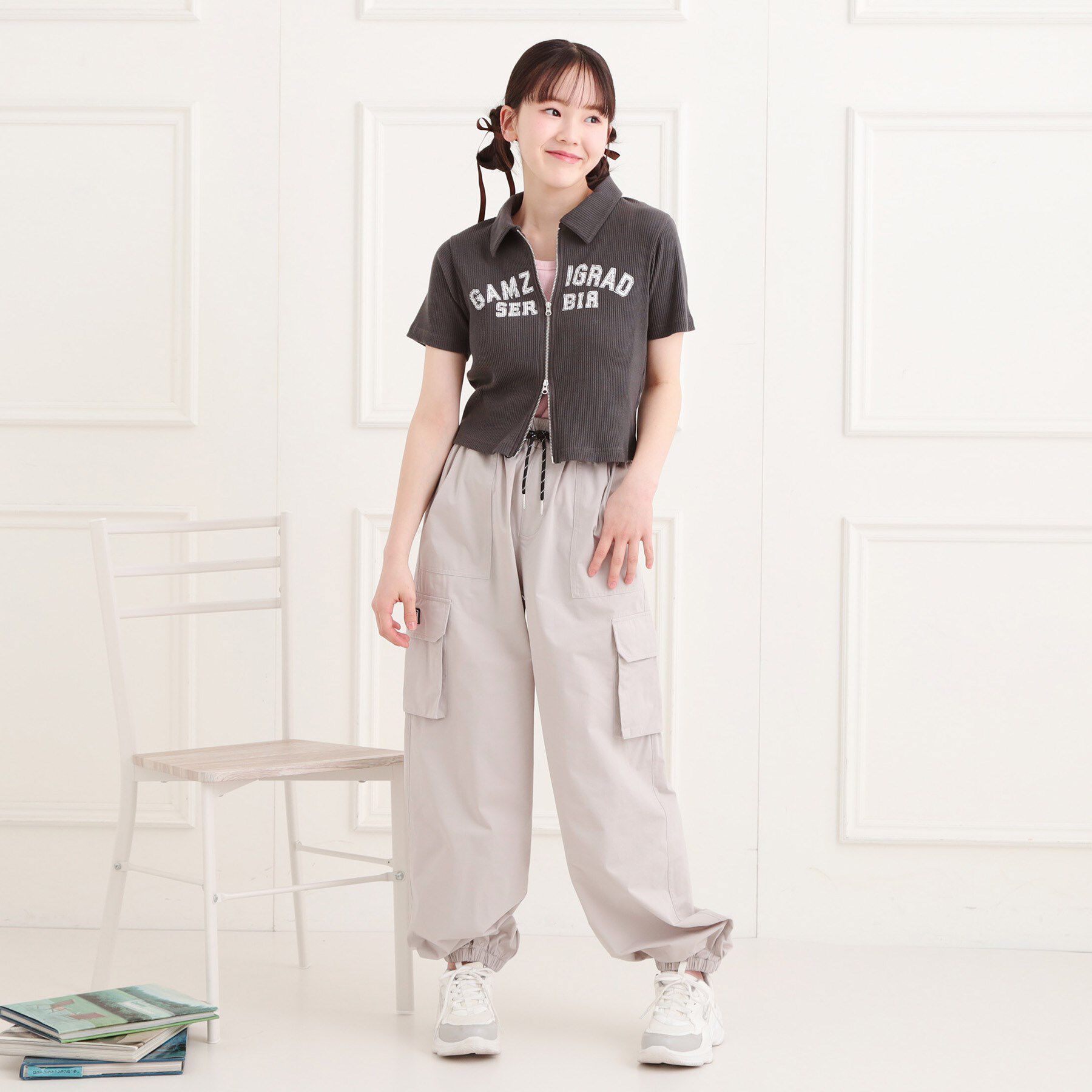 PINK-latte「シンプルカーゴパンツ」|その他|