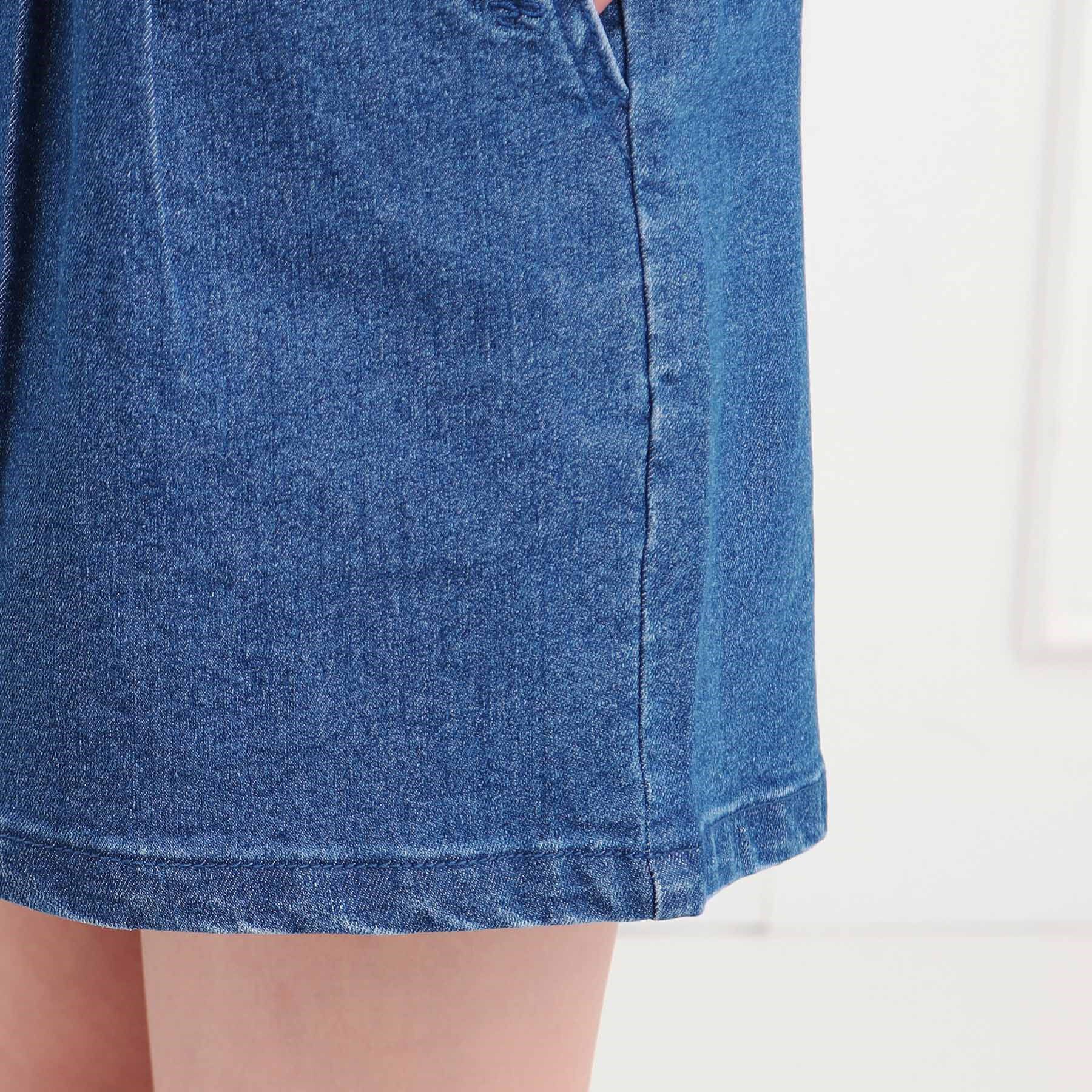 PINK-latte「フロントレースアップキュロット」|キュロット|