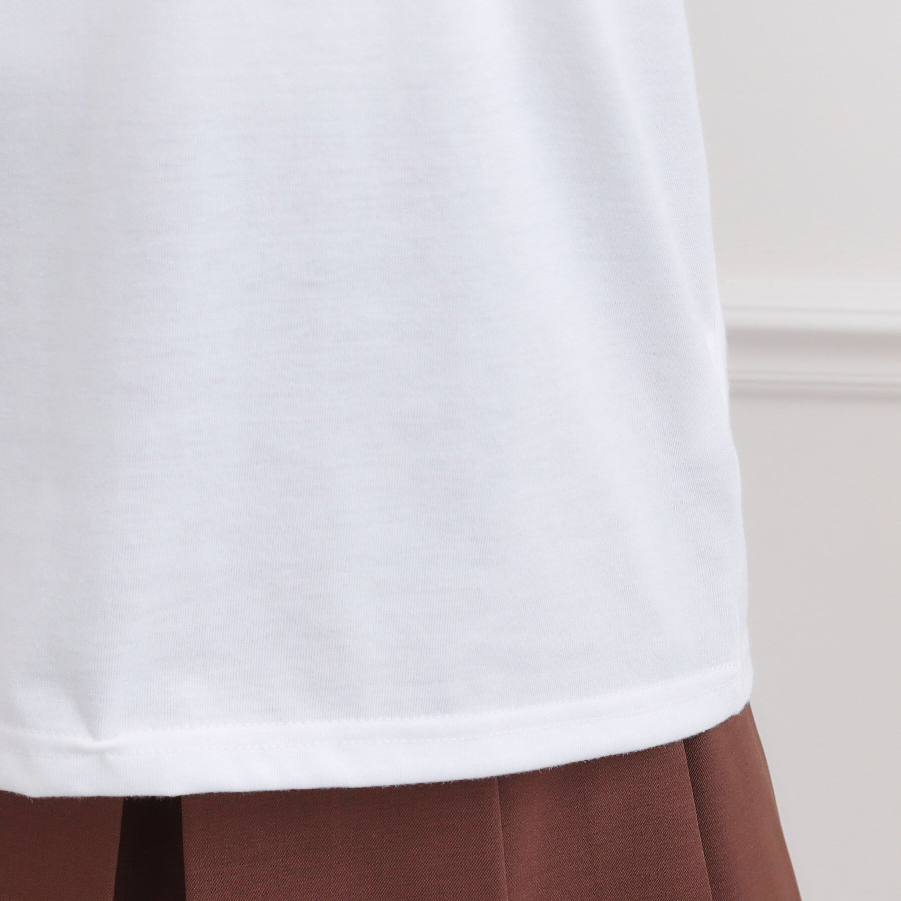 PINK-latte「ルーズチェックシャツ＋ロンT」|その他|