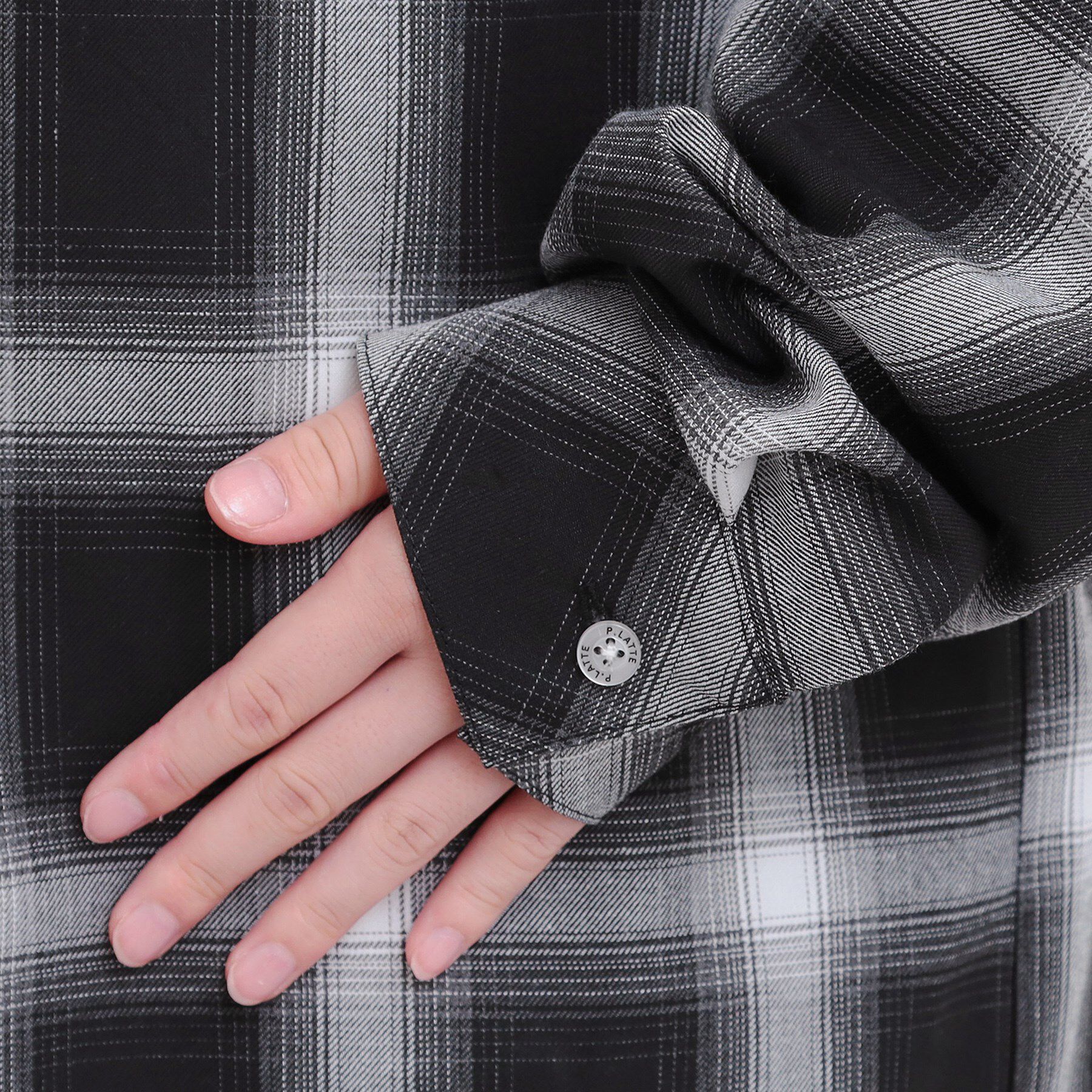 PINK-latte「ルーズチェックシャツ＋ロンT」|その他|