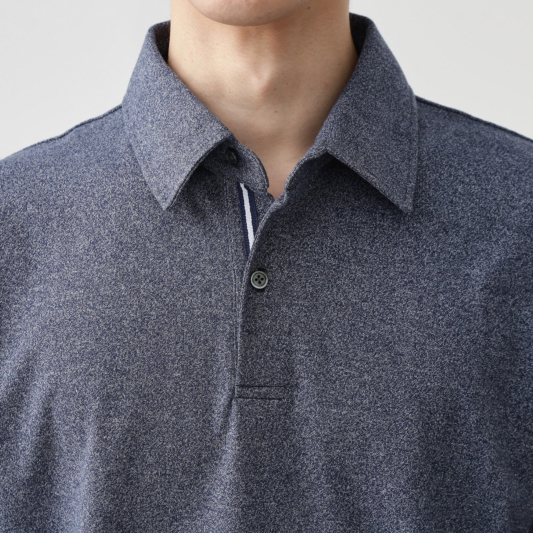 THE SHOP TK「ギミックメランジ天竺ポロシャツ」|ポロシャツ|