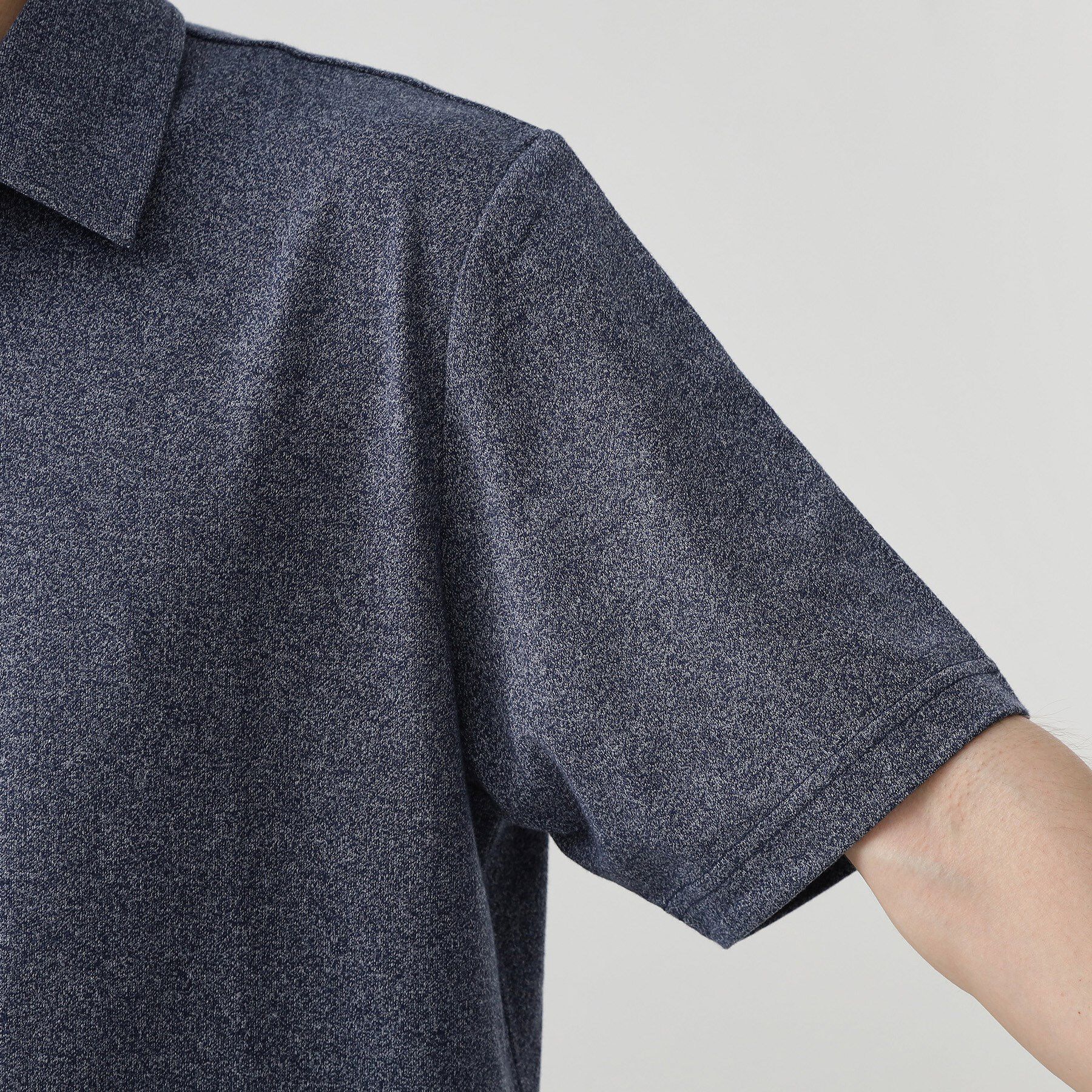 THE SHOP TK「ギミックメランジ天竺ポロシャツ」|ポロシャツ|