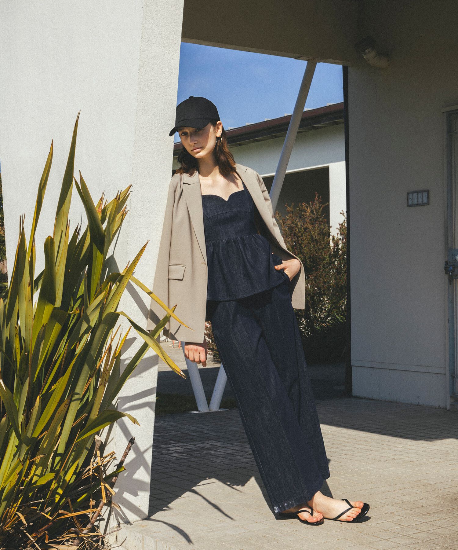  「センタープレススラックスパンツ《S Size Line》」|その他|インディゴ