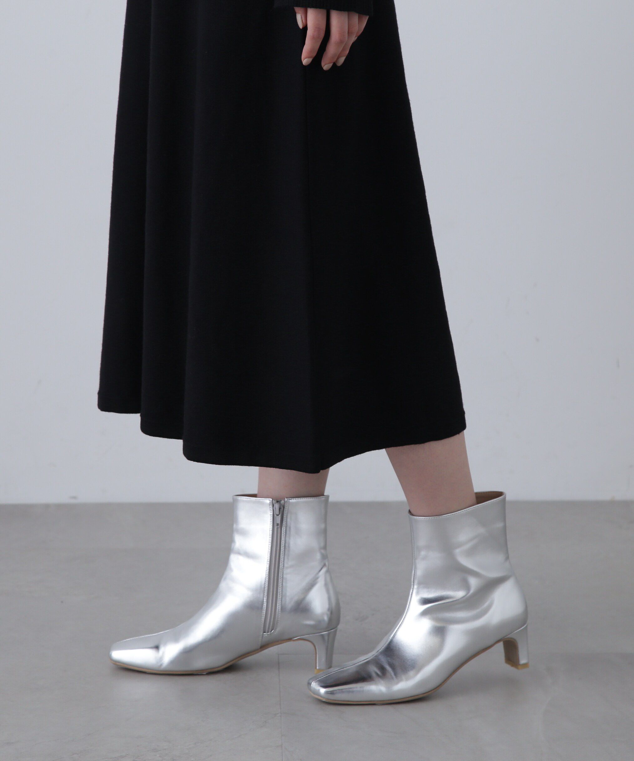  「コールドショルダーニットワンピース」|ワンピース|