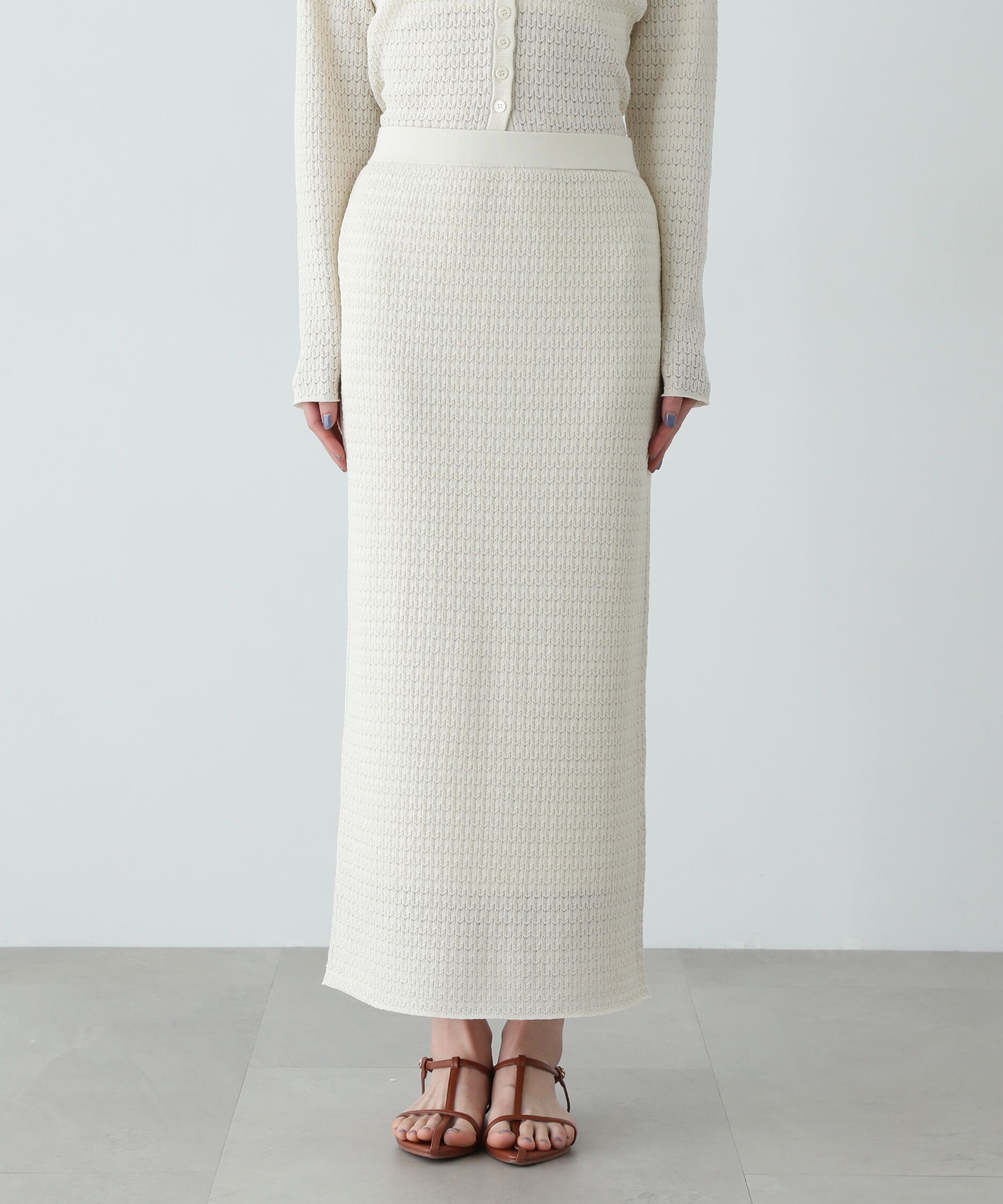  「柄編みニットセットアップ」|ワンピース|