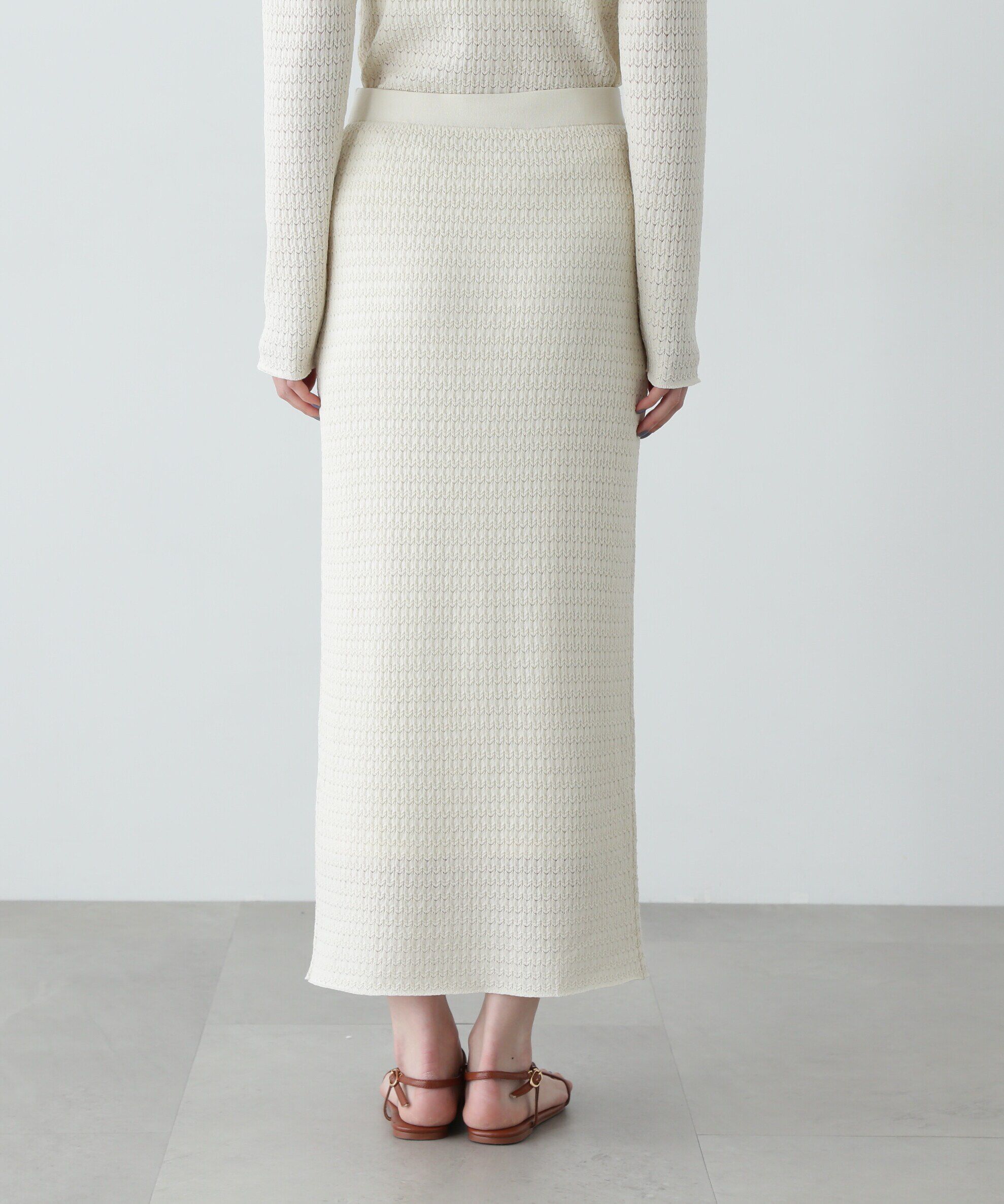  「柄編みニットセットアップ」|ワンピース|