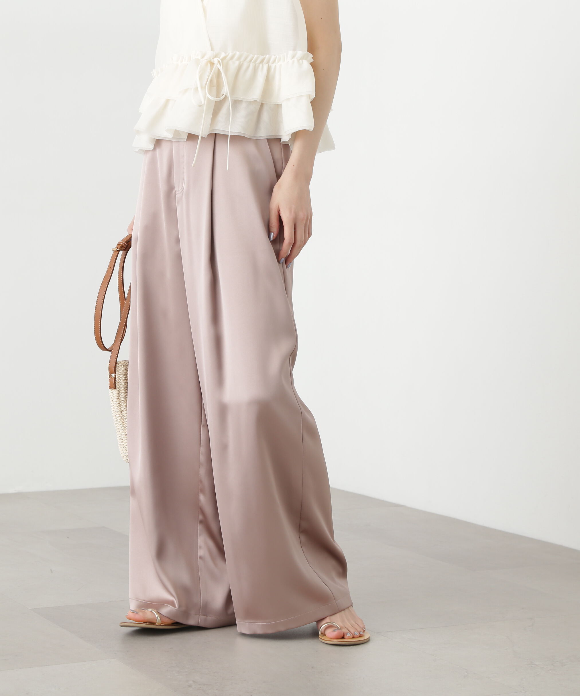  「グロッシーワイドパンツ」|その他|