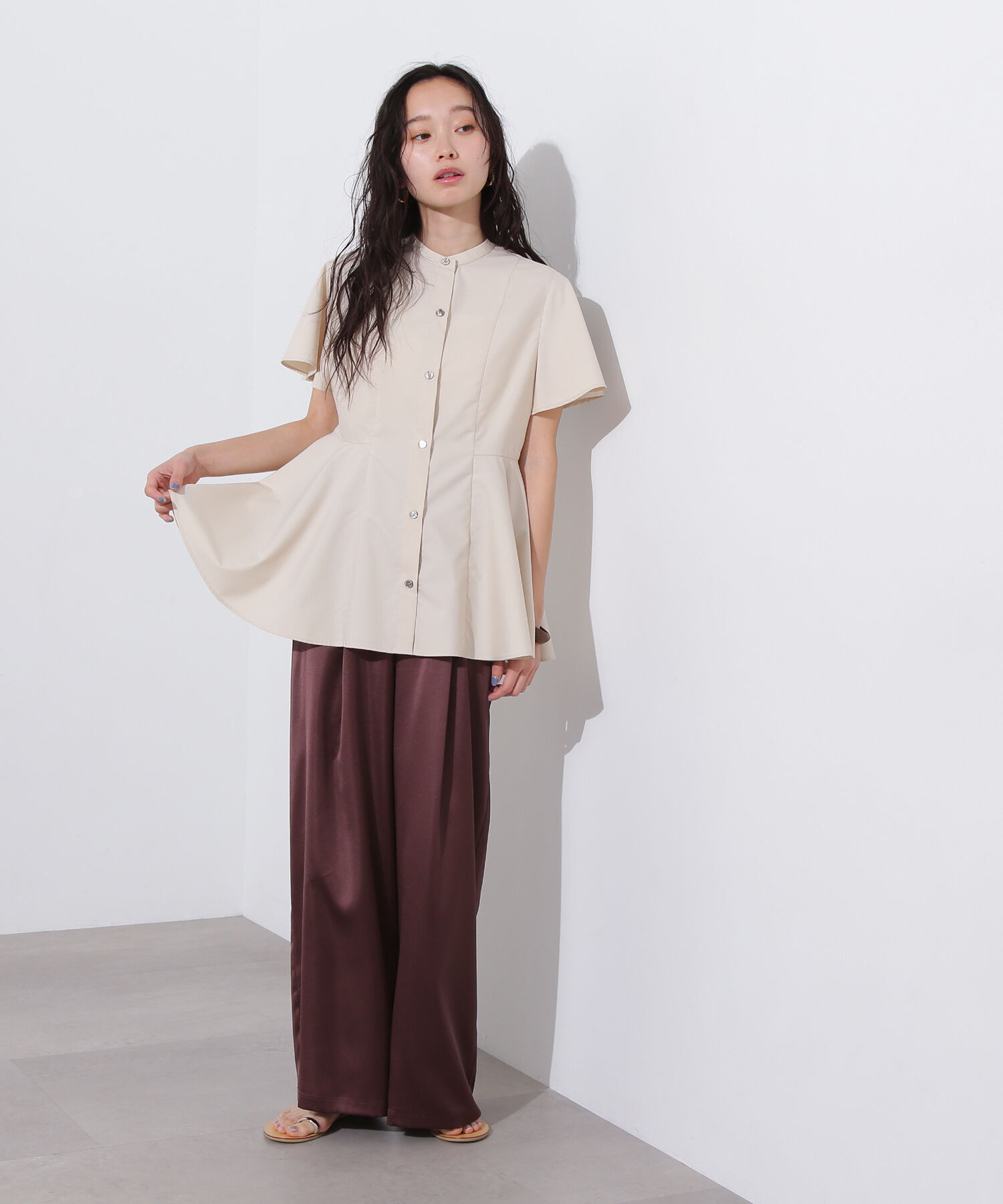  「グロッシーワイドパンツ」|その他|