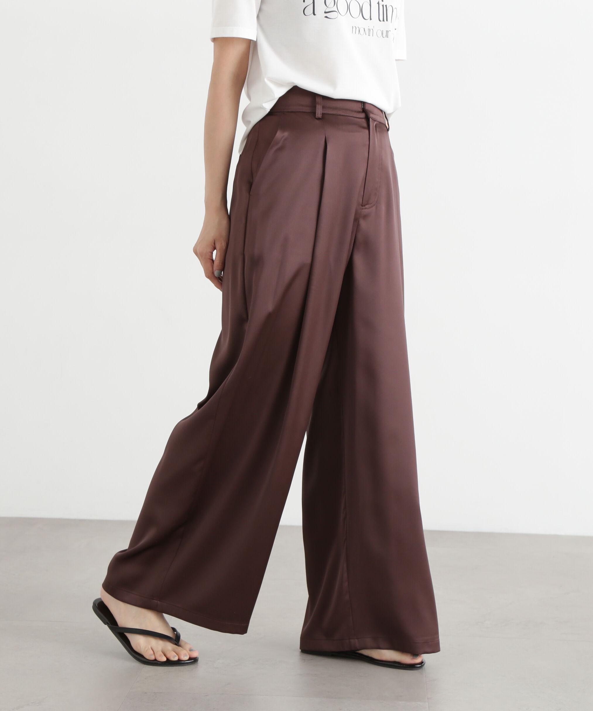  「グロッシーワイドパンツ」|その他|