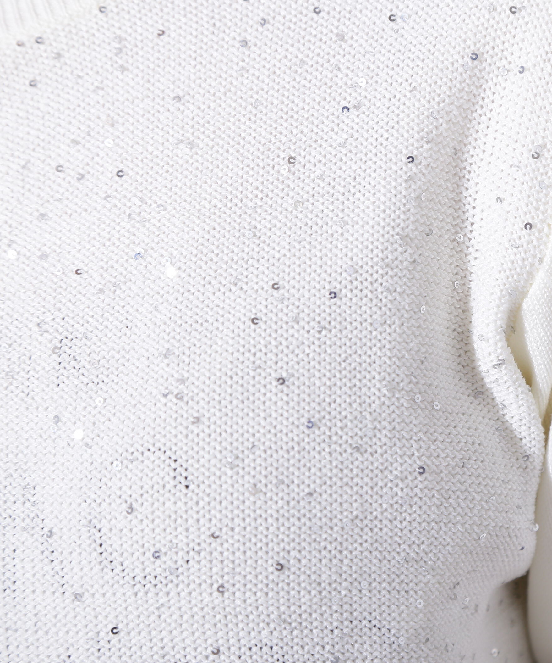  「スパンコールショートカーディガン」|ニット・セーター|