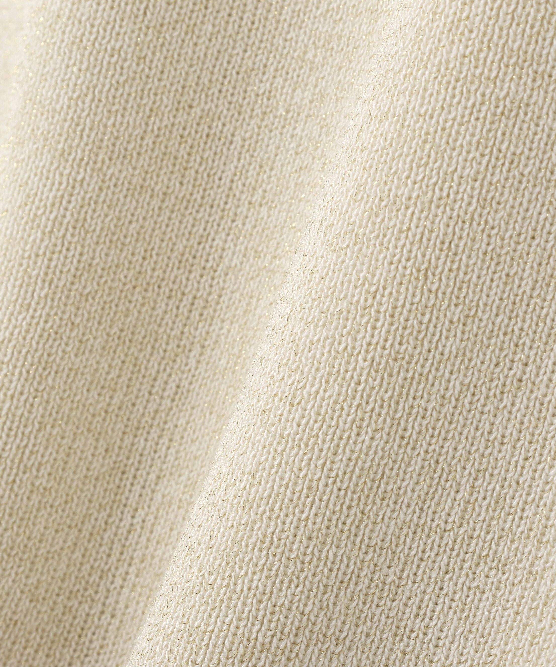  「ラメ混ポロエリニット」|ニット・セーター|