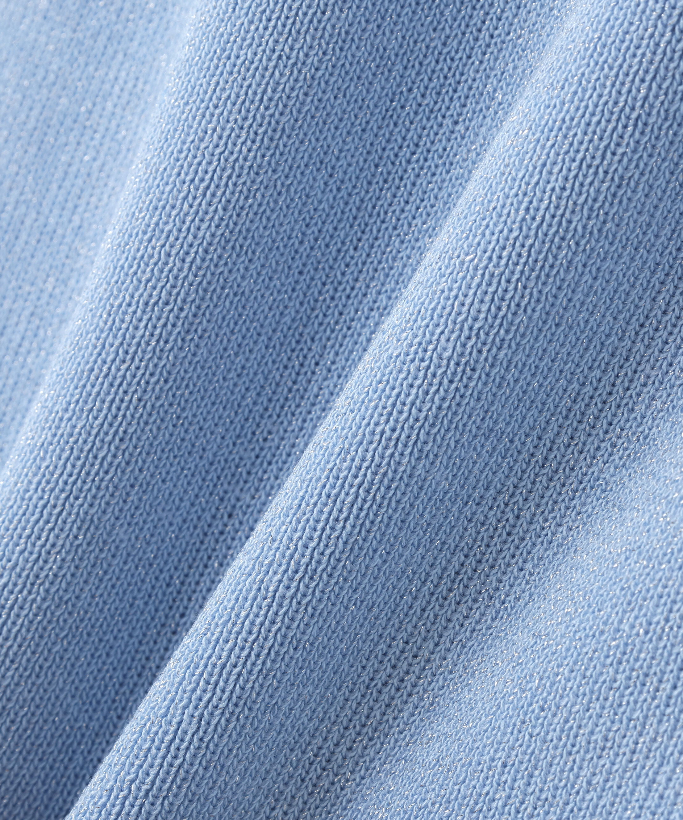  「ラメ混ポロエリニット」|ニット・セーター|