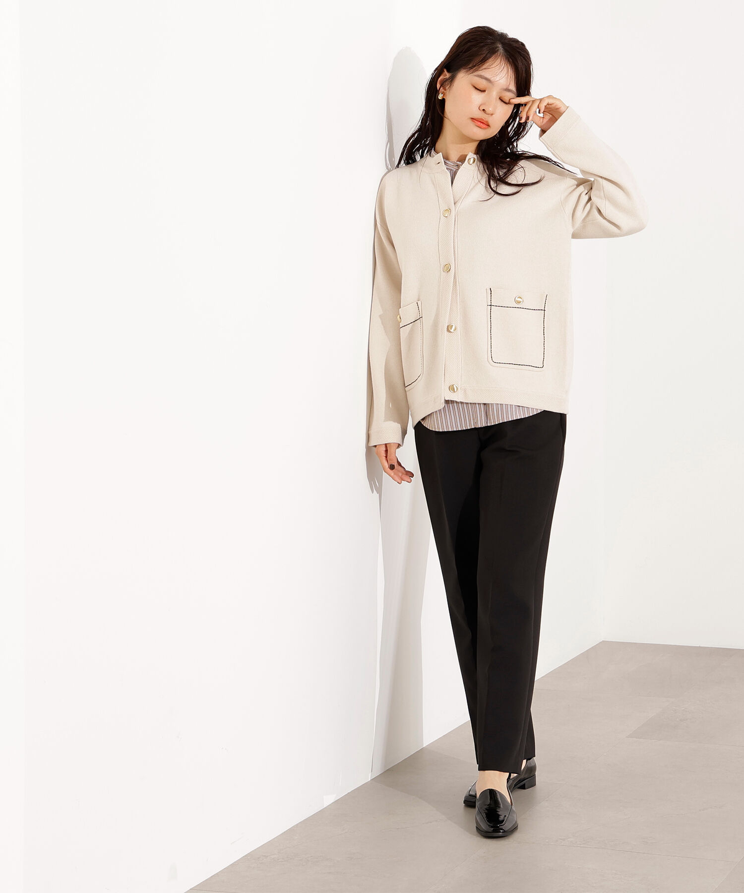  「ベーシックストレートパンツ」|その他|