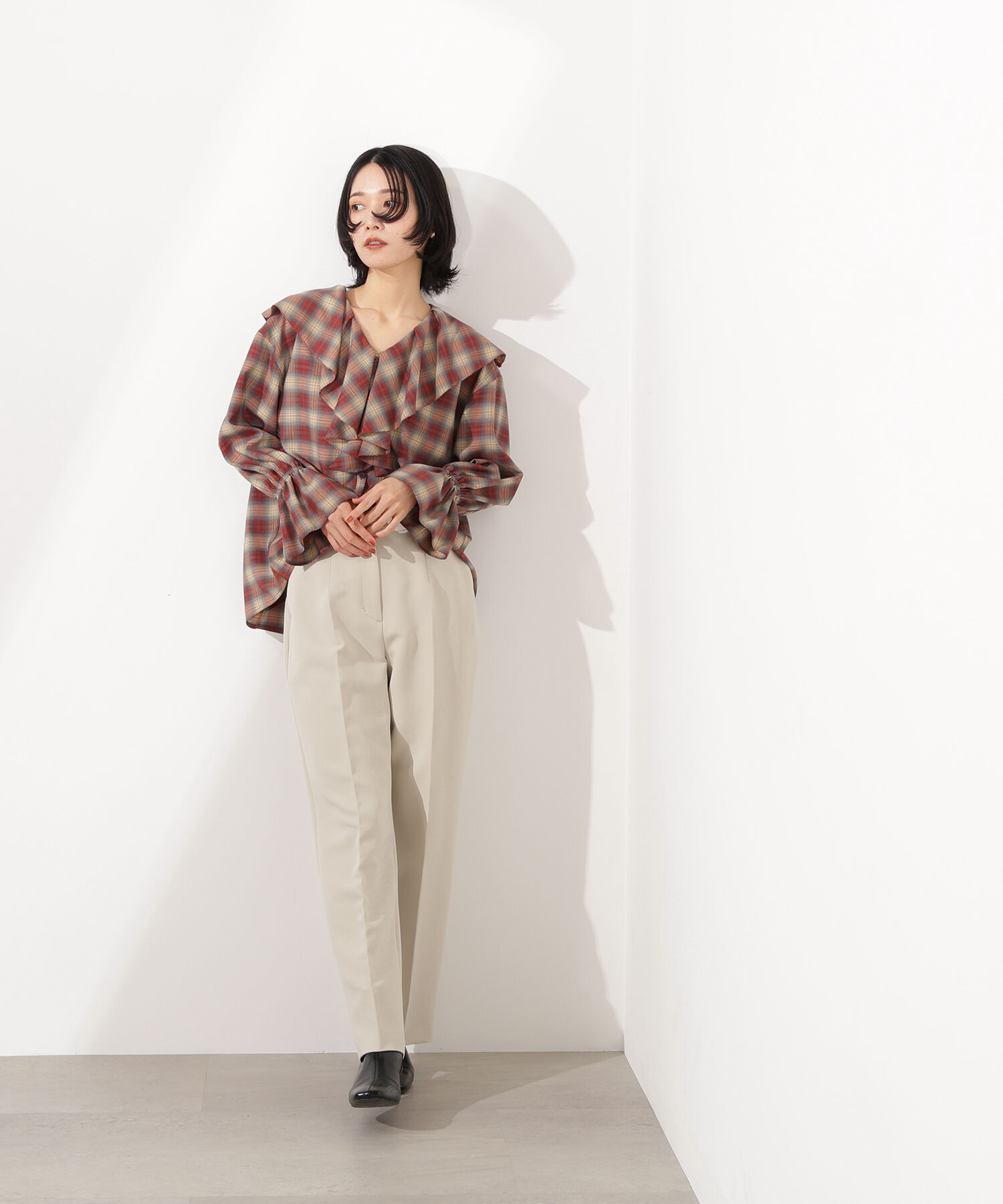  「ベーシックストレートパンツ」|その他|