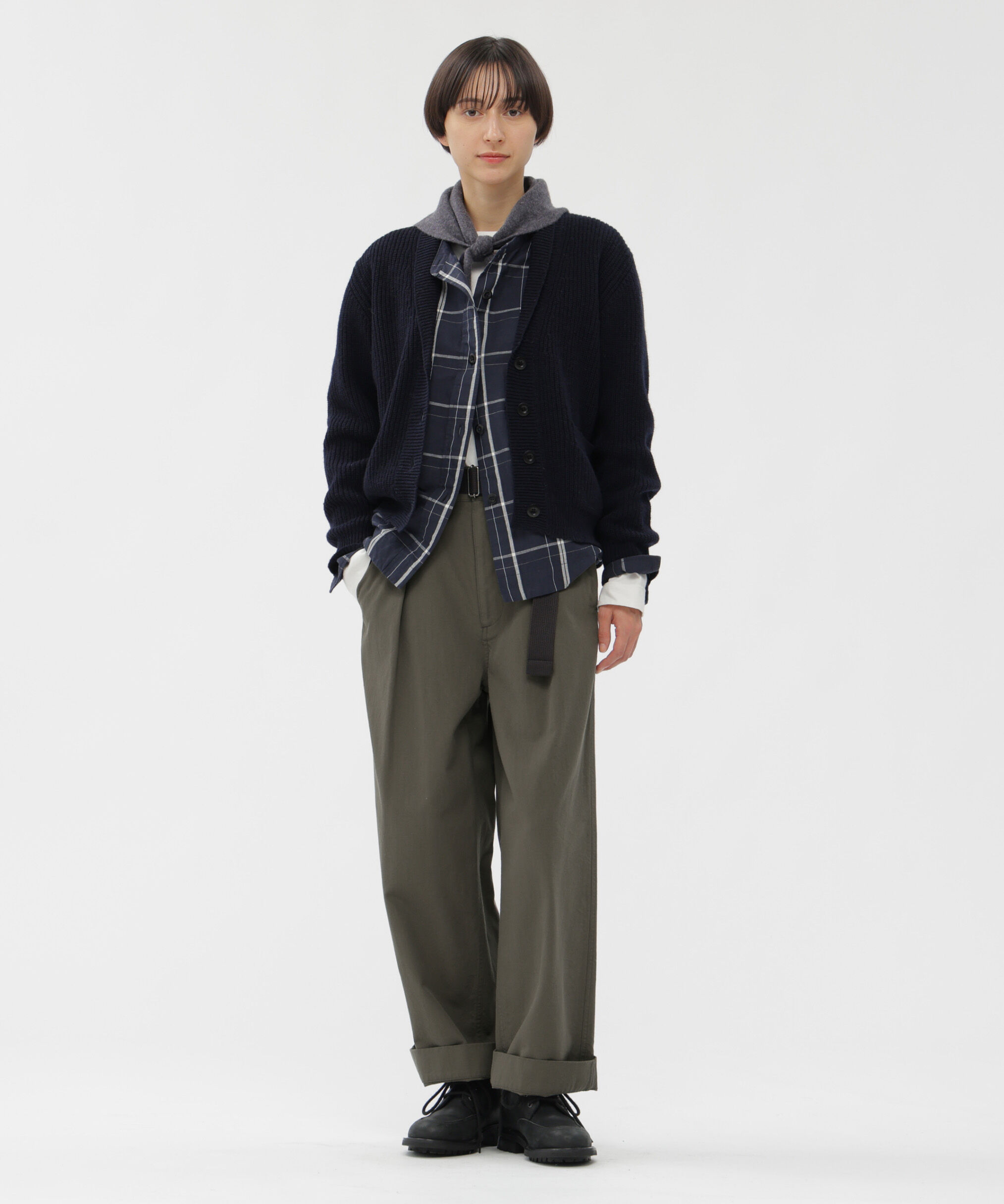 MHL.「GRAPHIC GRID CHECK COTTON SHIRT」|シャツ・ブラウス|