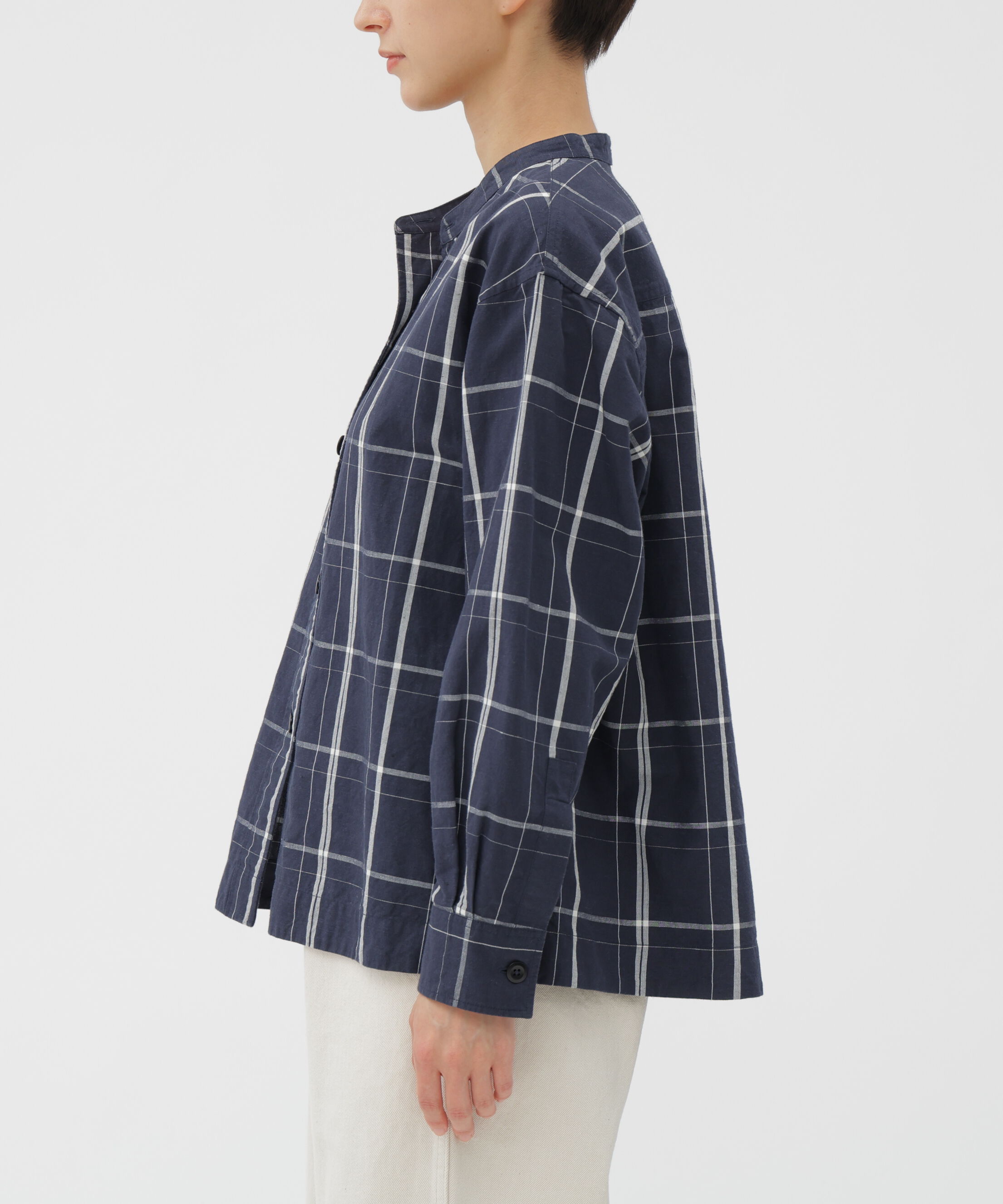 MHL.「GRAPHIC GRID CHECK COTTON SHIRT」|シャツ・ブラウス|
