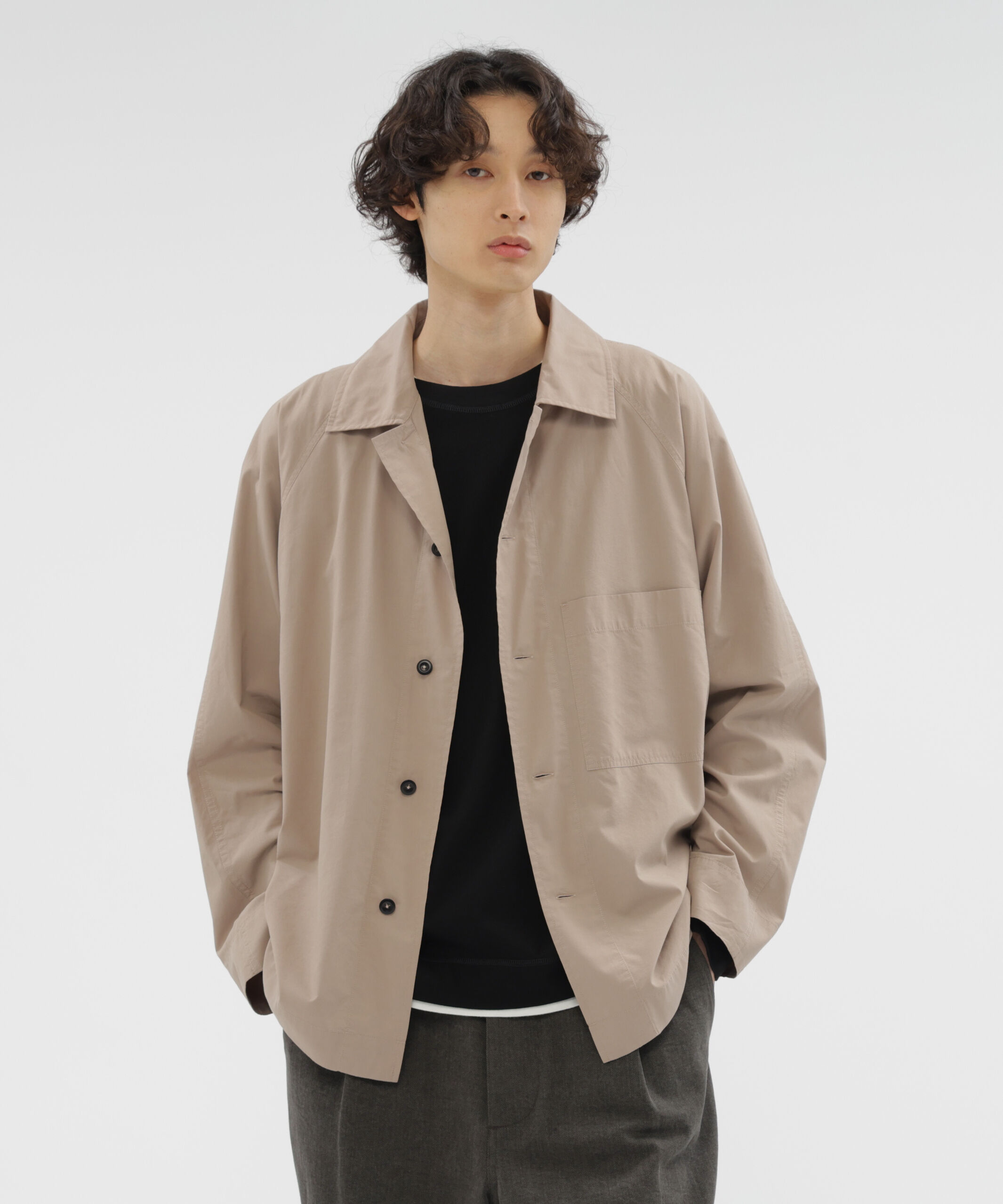 MHL.「FLUID COTTON POPLIN SHIRT」|シャツ・ブラウス|PINK