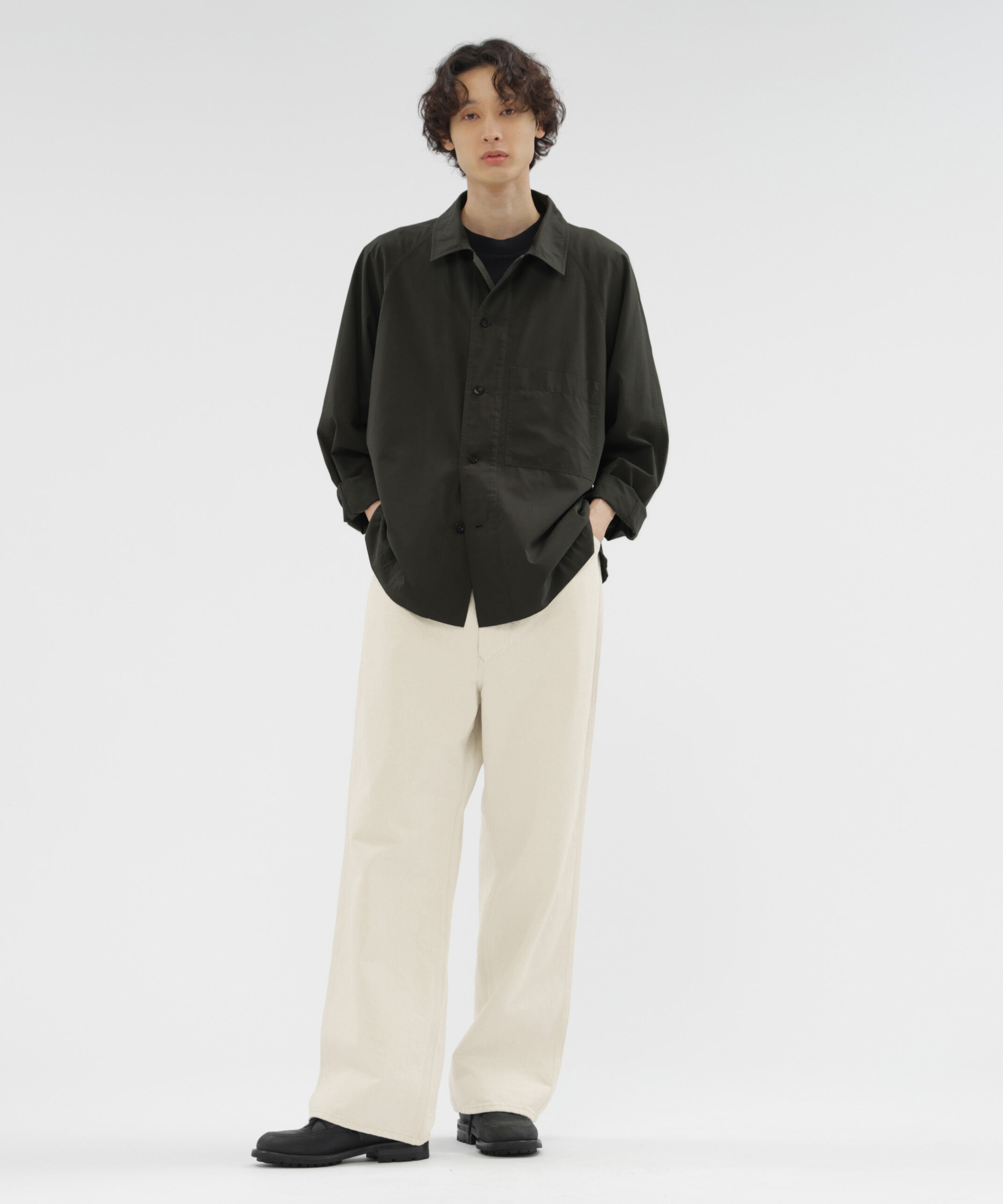 MHL.「FLUID COTTON POPLIN SHIRT」|シャツ・ブラウス|