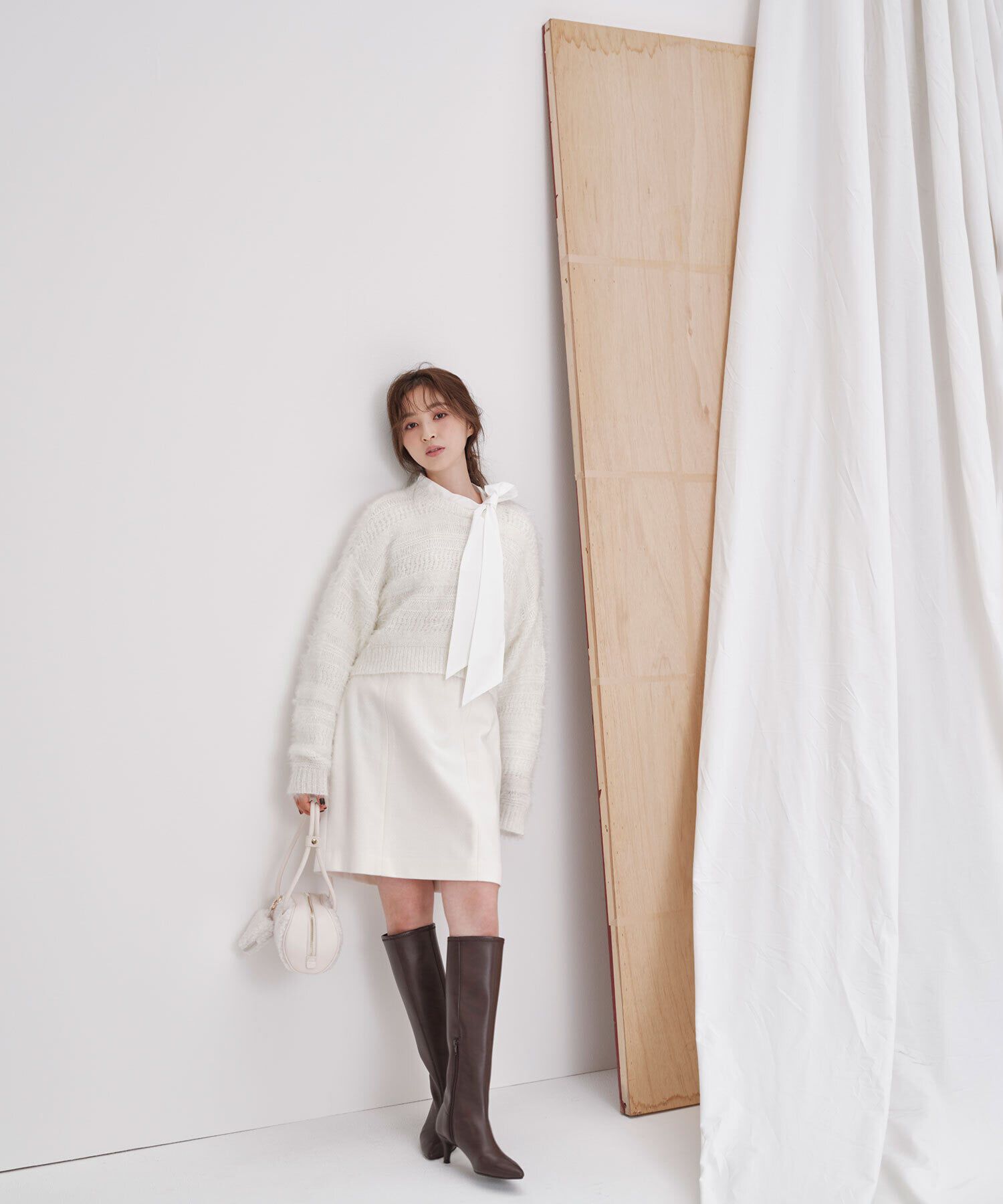  「切替ドビーミニスカート」|スカート|オフ1