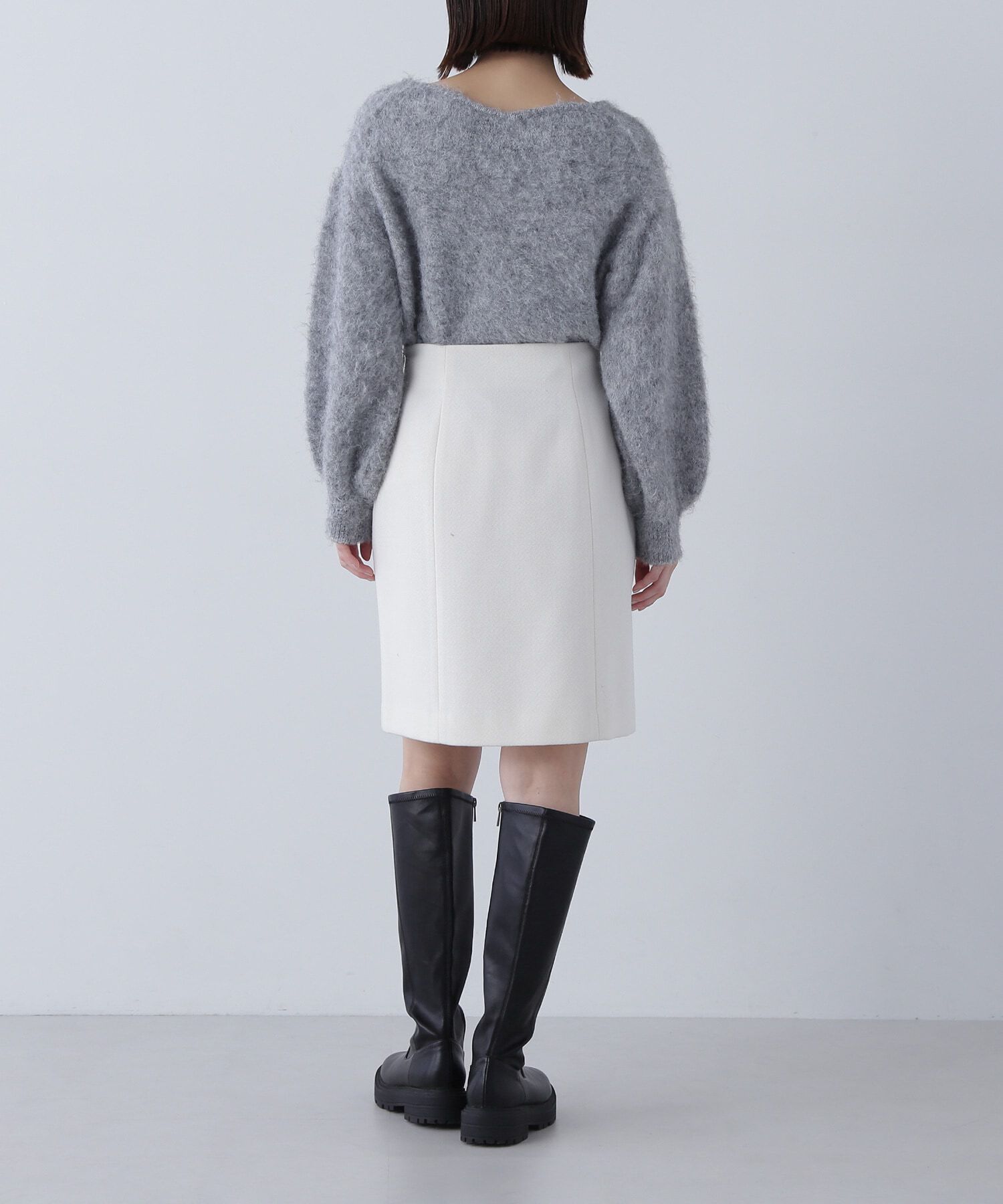  「切替ドビーミニスカート」|スカート|