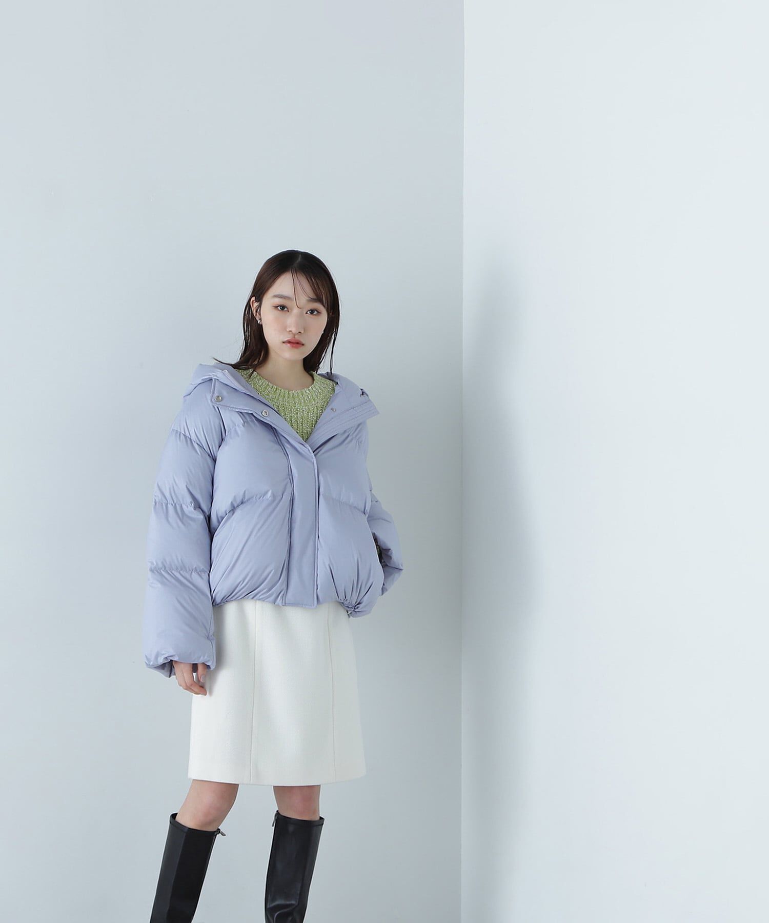  「切替ドビーミニスカート」|スカート|