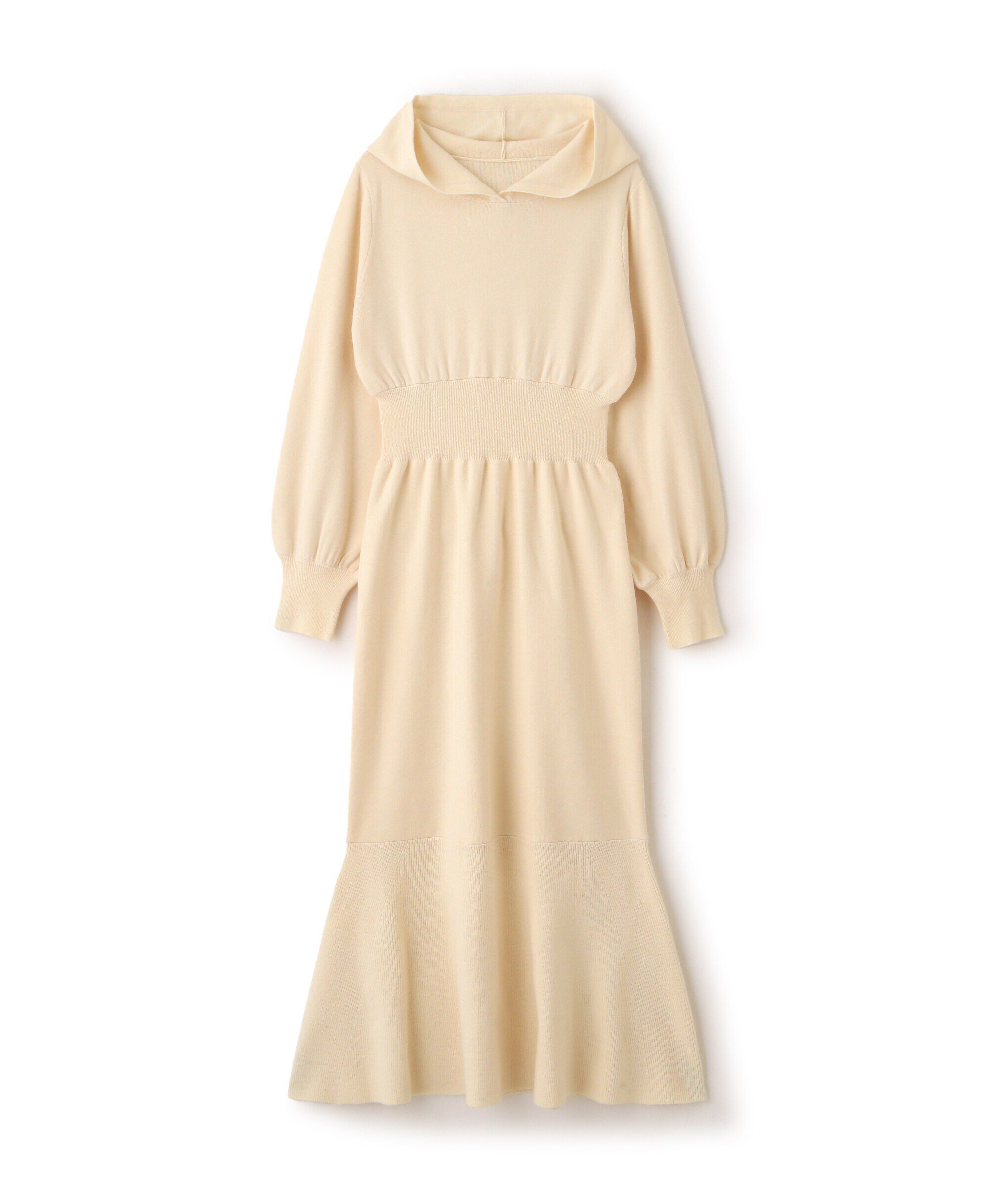  「フーディーニットワンピース」|ワンピース|